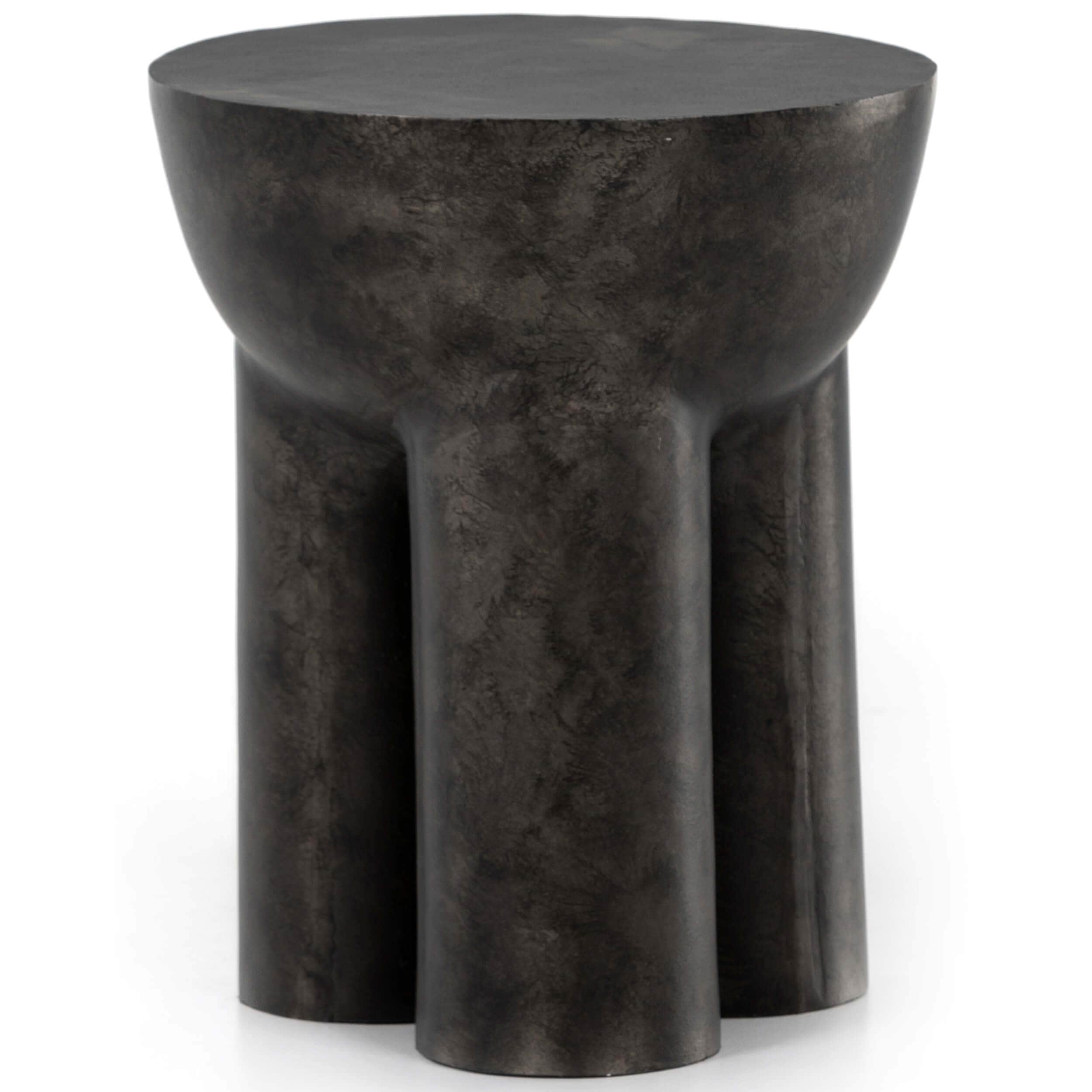 Sante End Table, Raw Black by Four Hands - Image 3