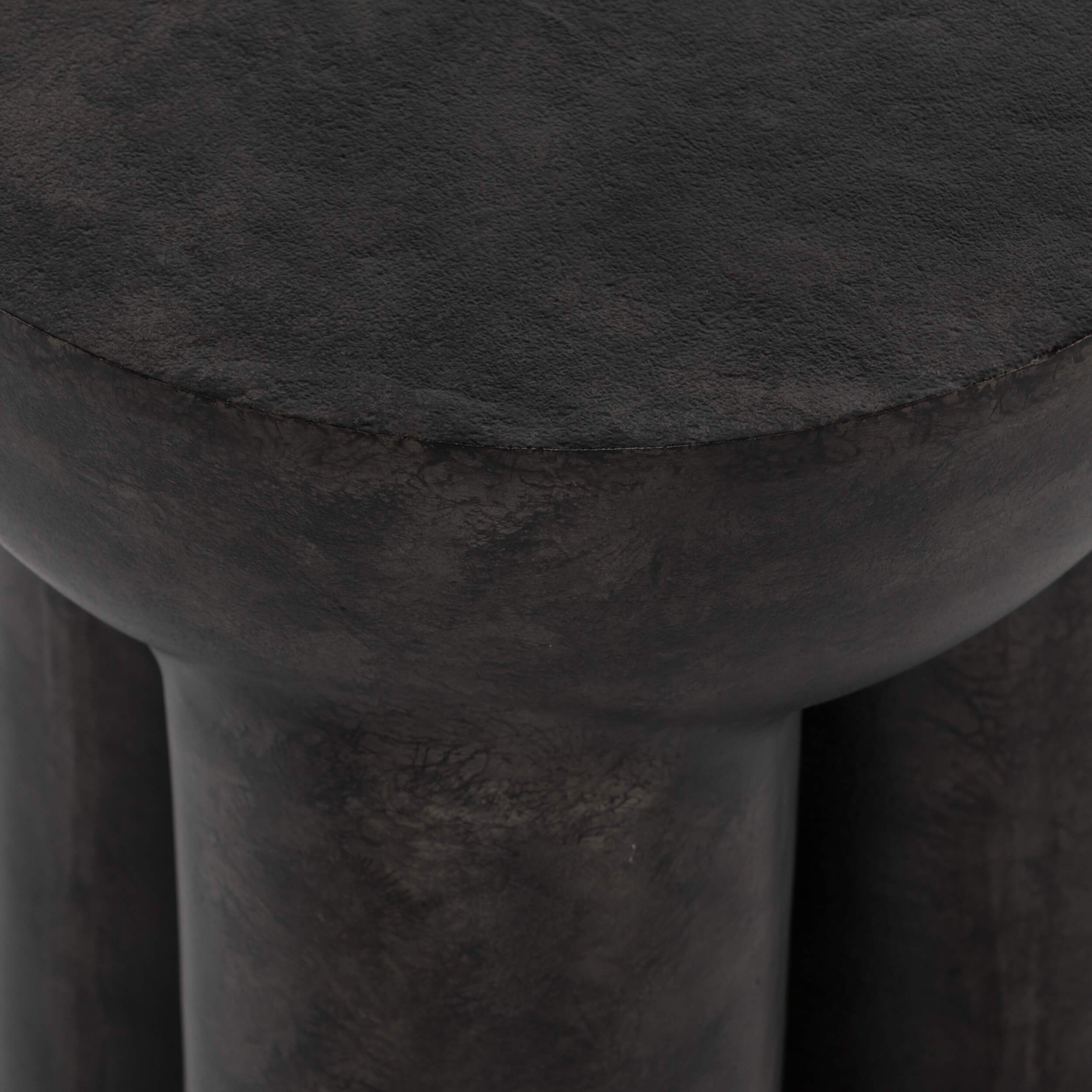 Sante End Table, Raw Black by Four Hands - Image 7