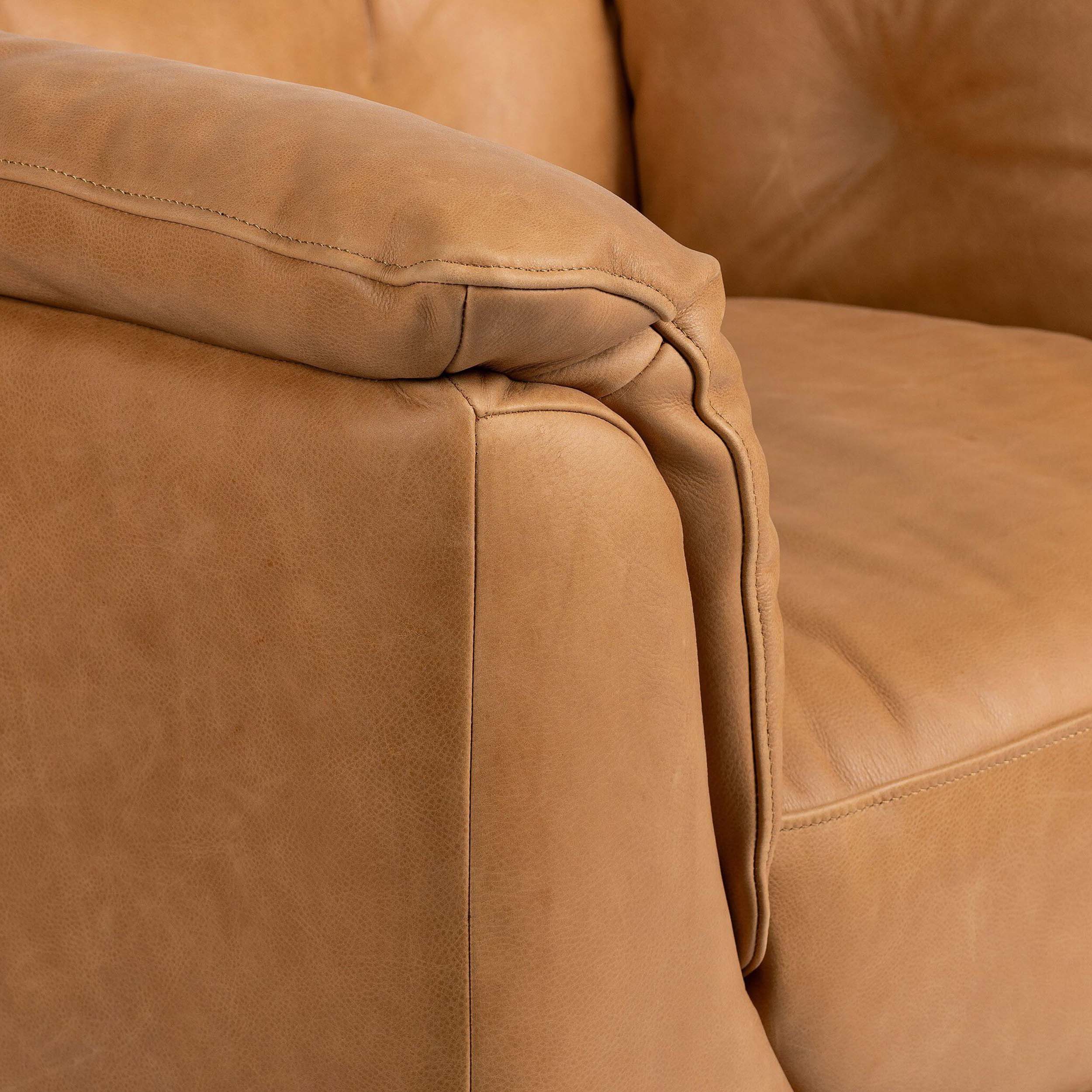 Santino Swivel Chair, Palermo Cognac by Four Hands - Image 4