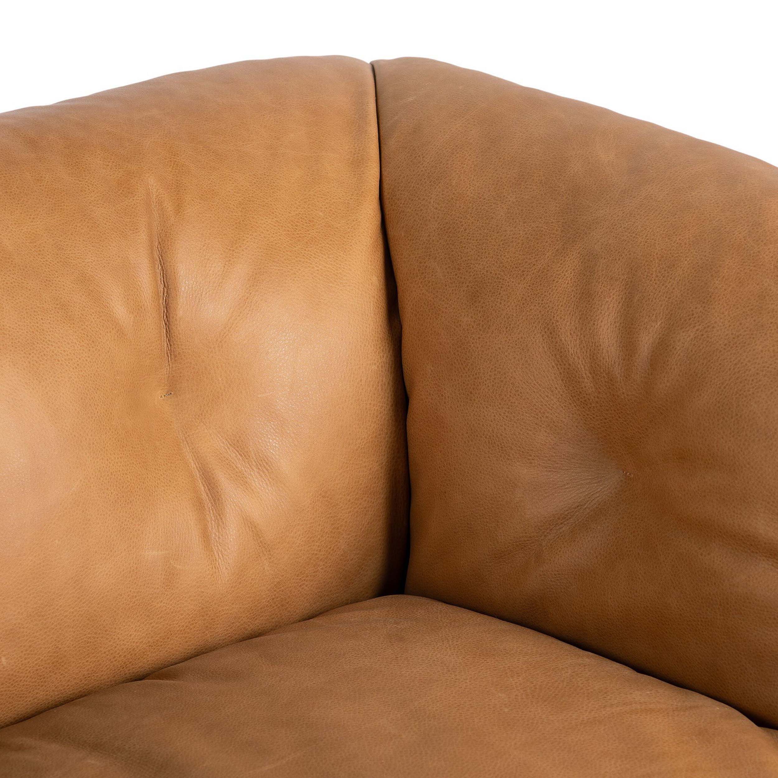 Santino Swivel Chair, Palermo Cognac by Four Hands - Image 6