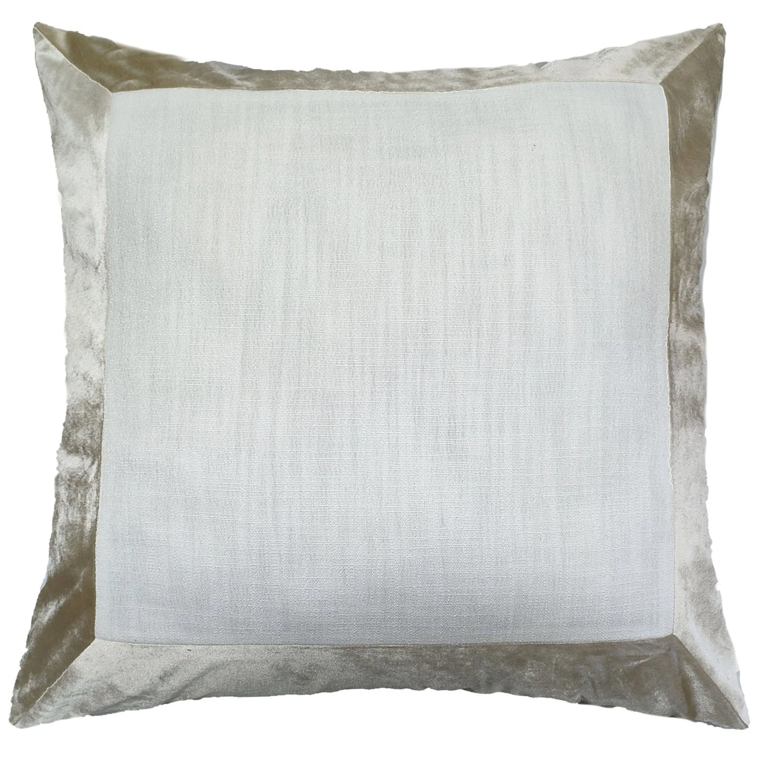 Santorini Euro Sham, Ivory/Champagne