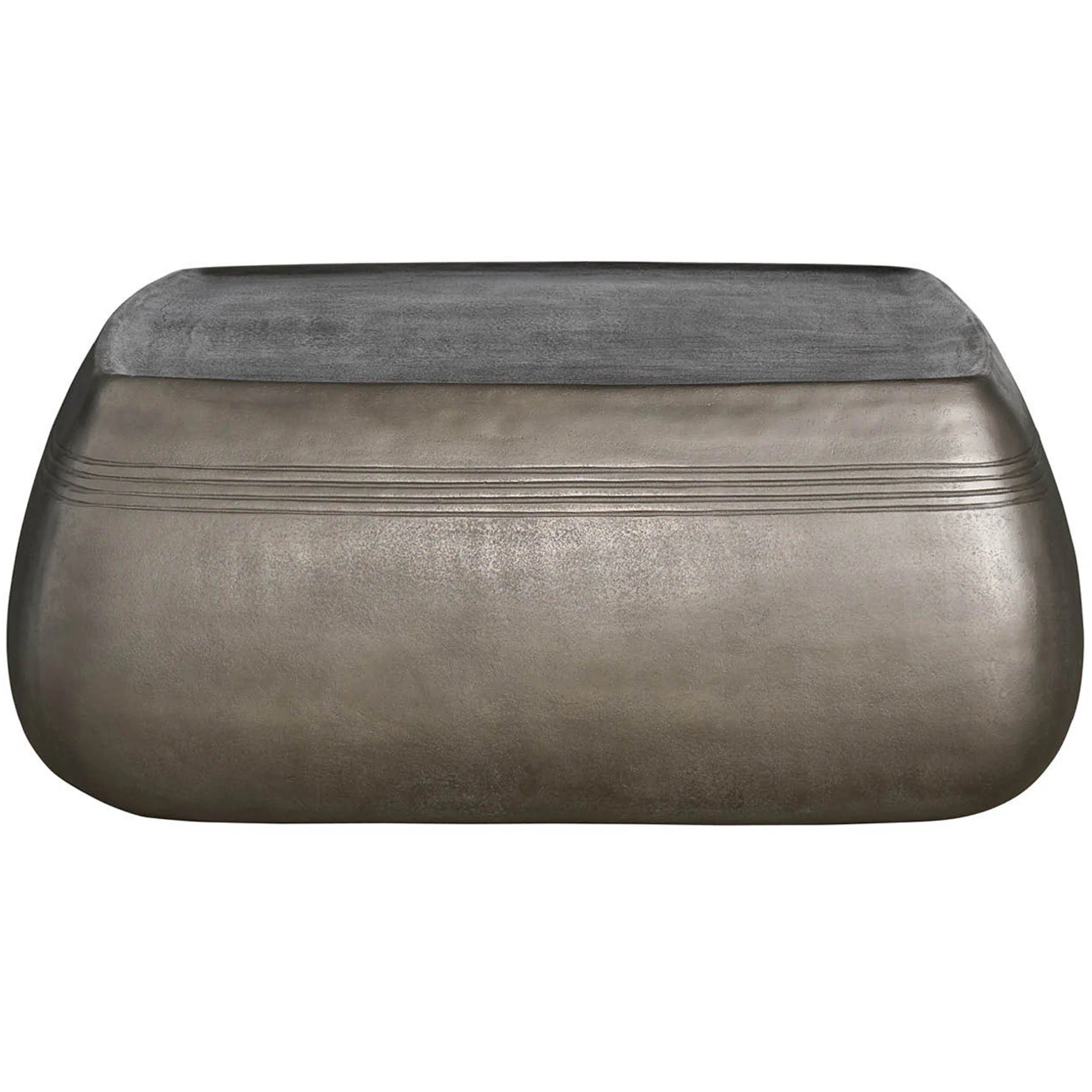 Saratoga Cocktail Table, Light Graphite - Image 2
