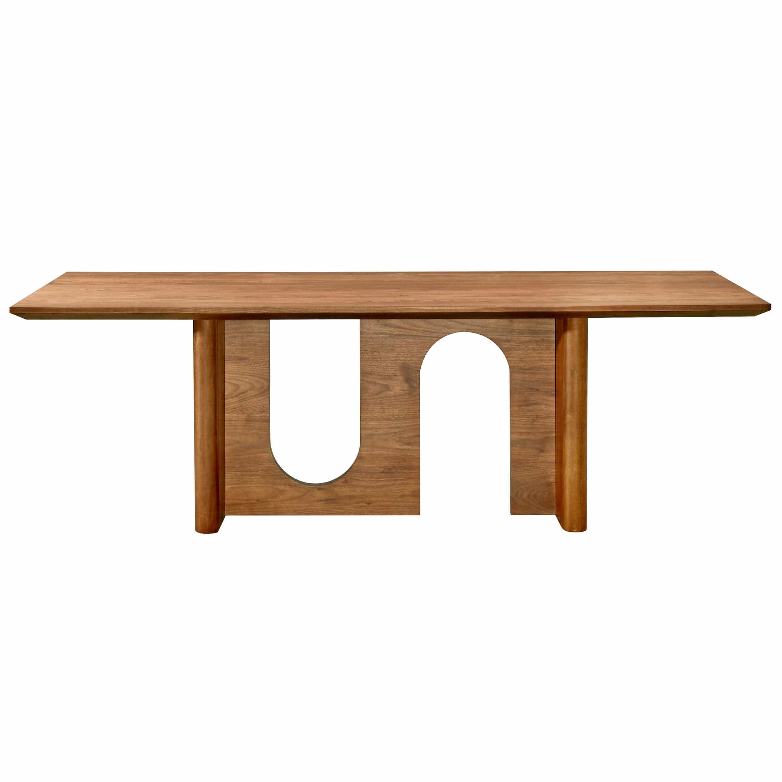Satra Rectangular Dining Table, Walnut - Image 2