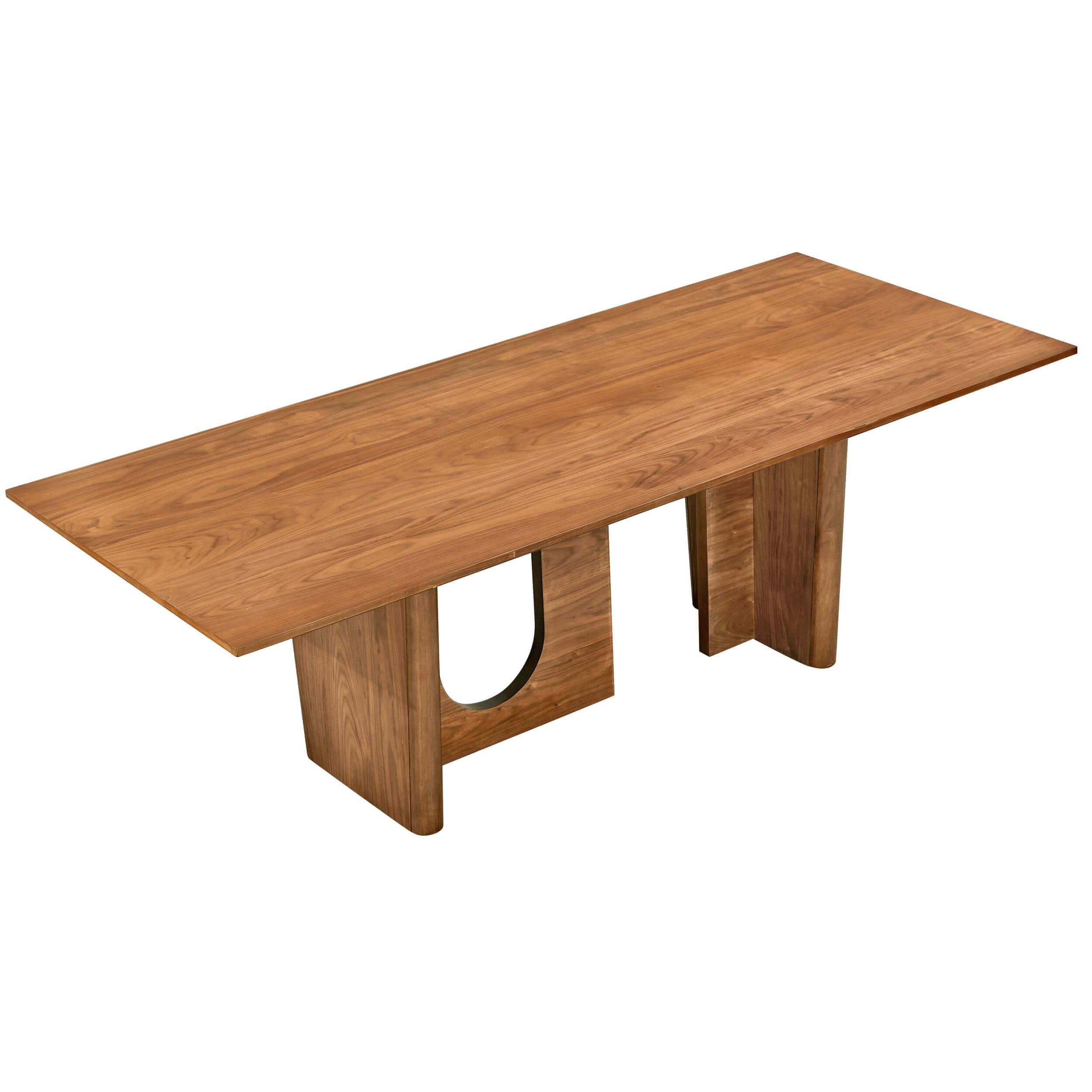 Satra Rectangular Dining Table, Walnut - Image 3