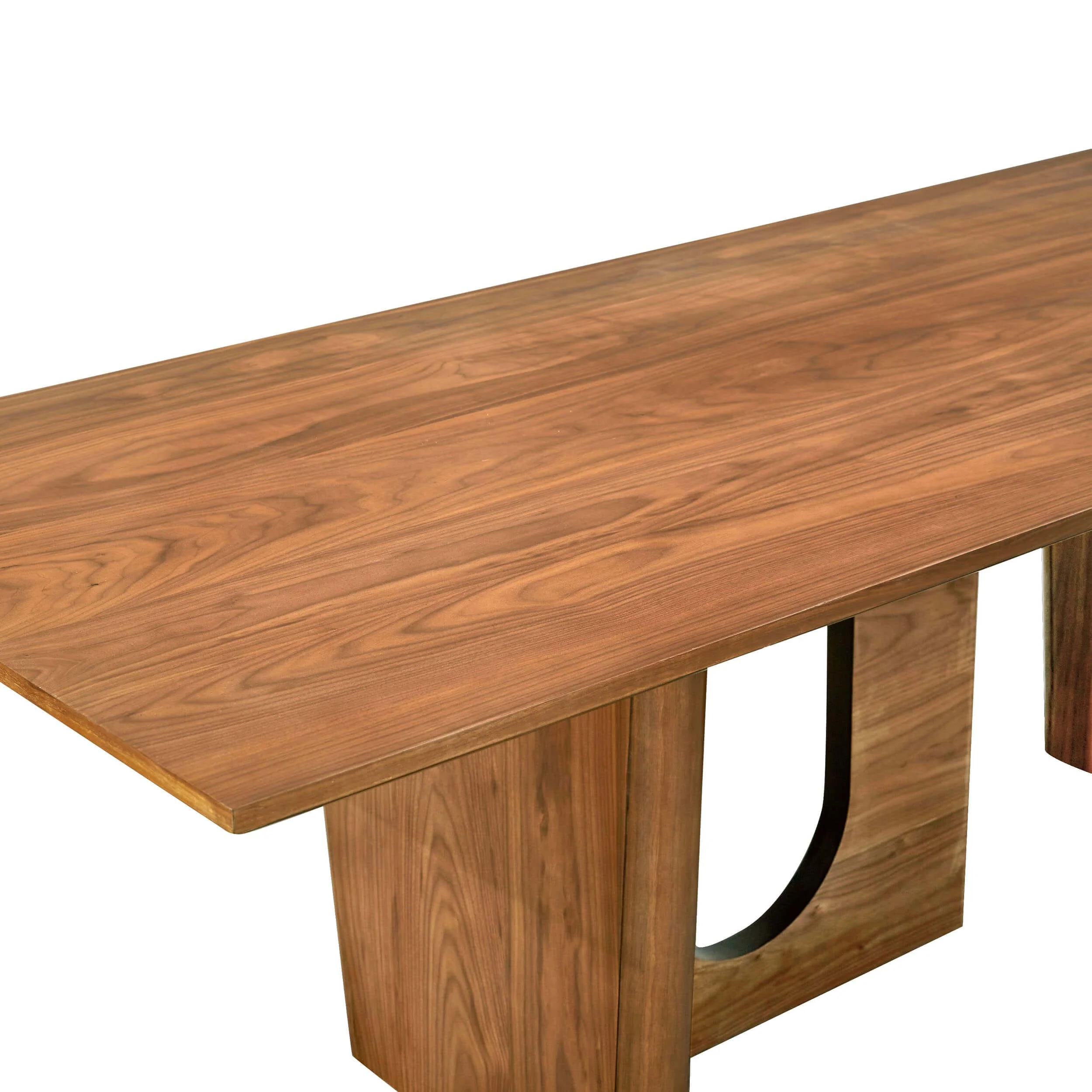 Satra Rectangular Dining Table, Walnut - Image 4