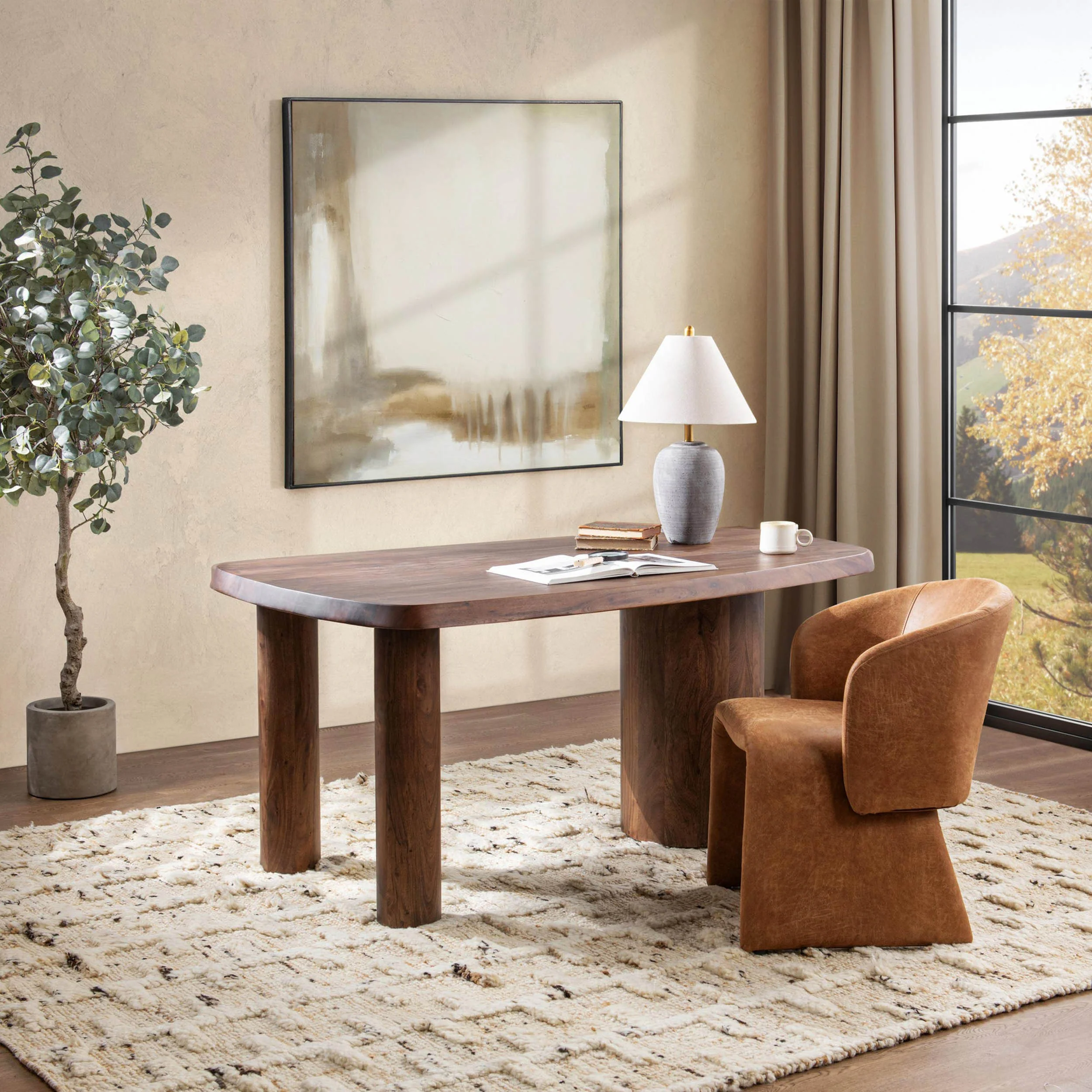 Saunders Desk, Vinegar - Image 4