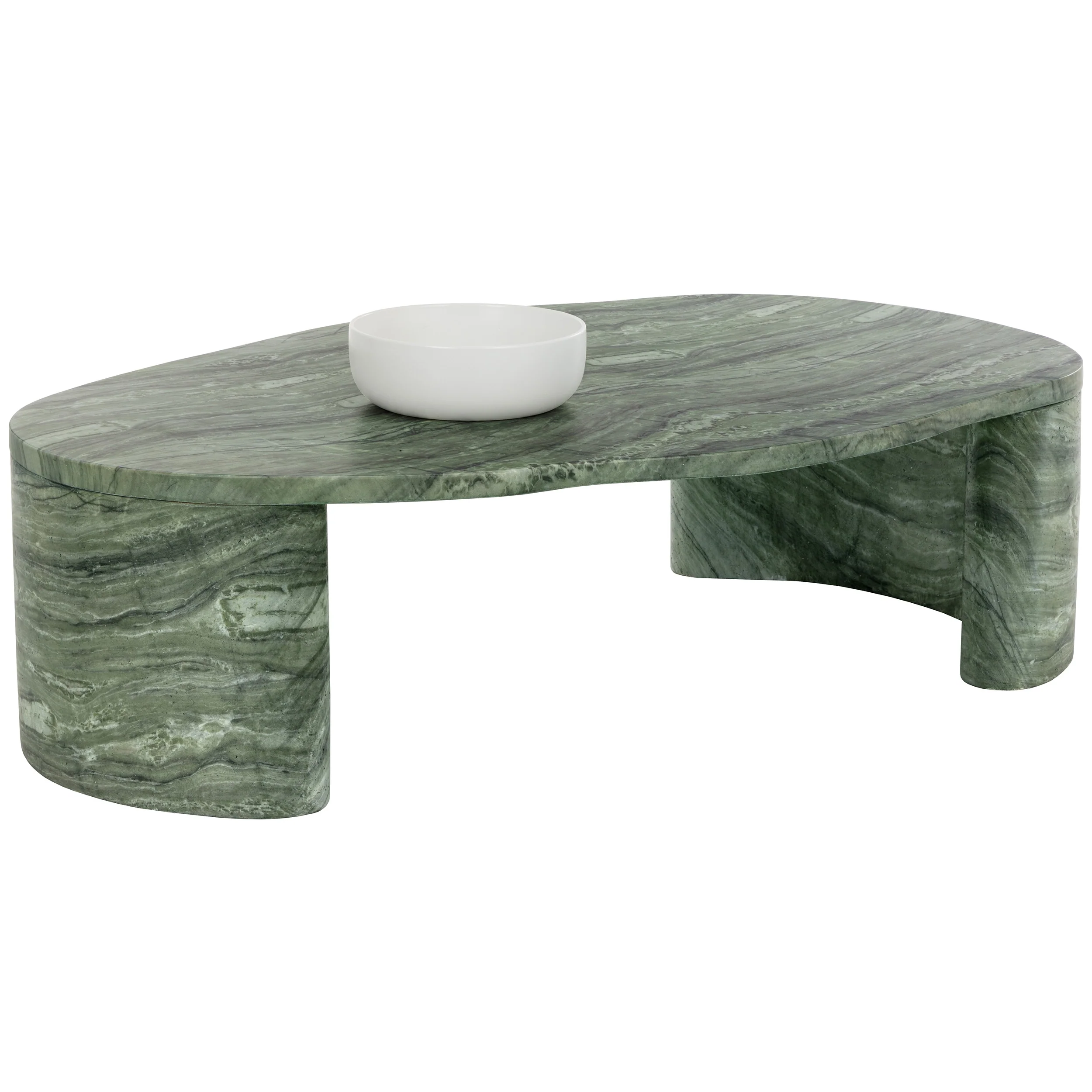 Savinah Coffee Table, Marble Look - Image 4