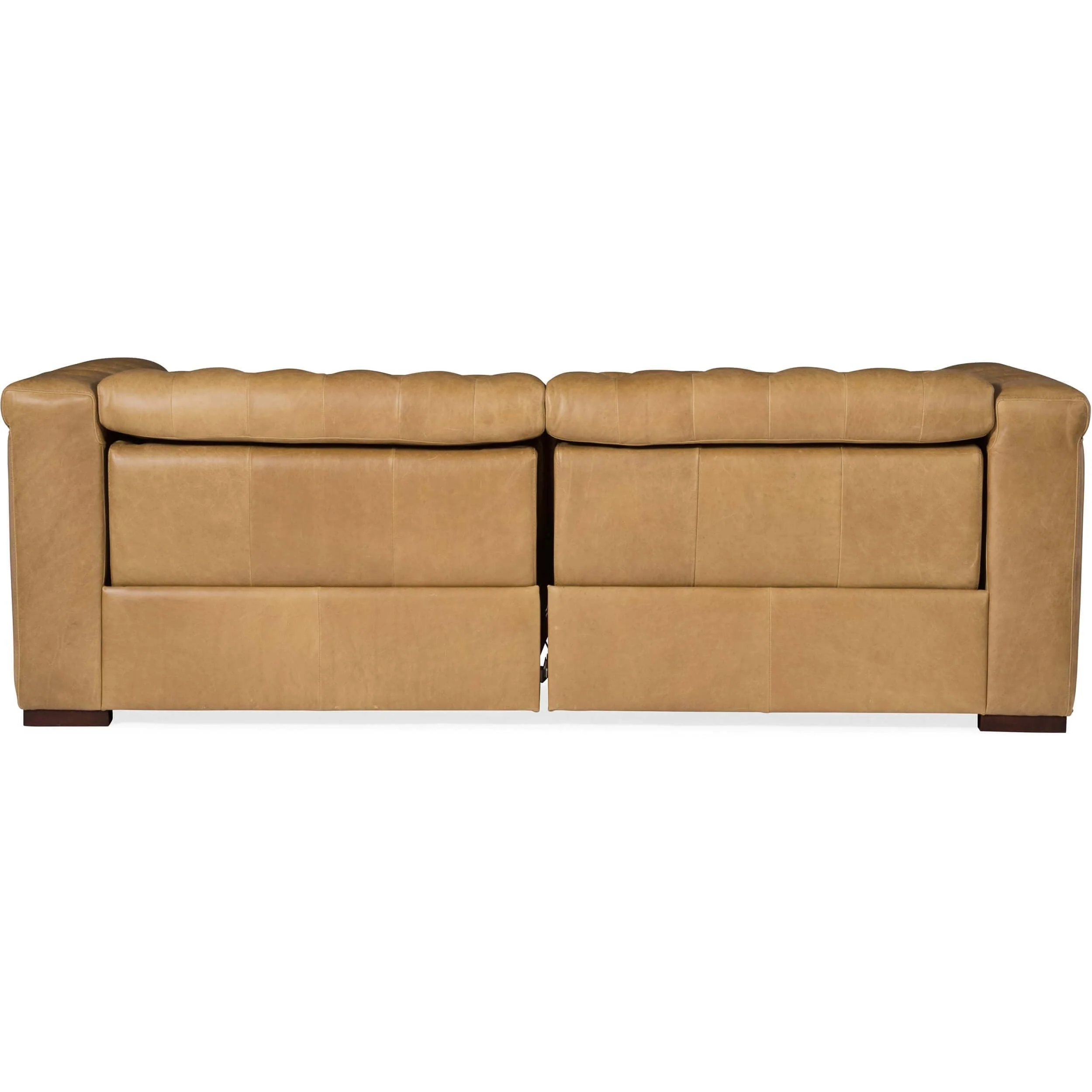 Savion Power Motion Leather Sofa, Saddlebag Coin - Image 4