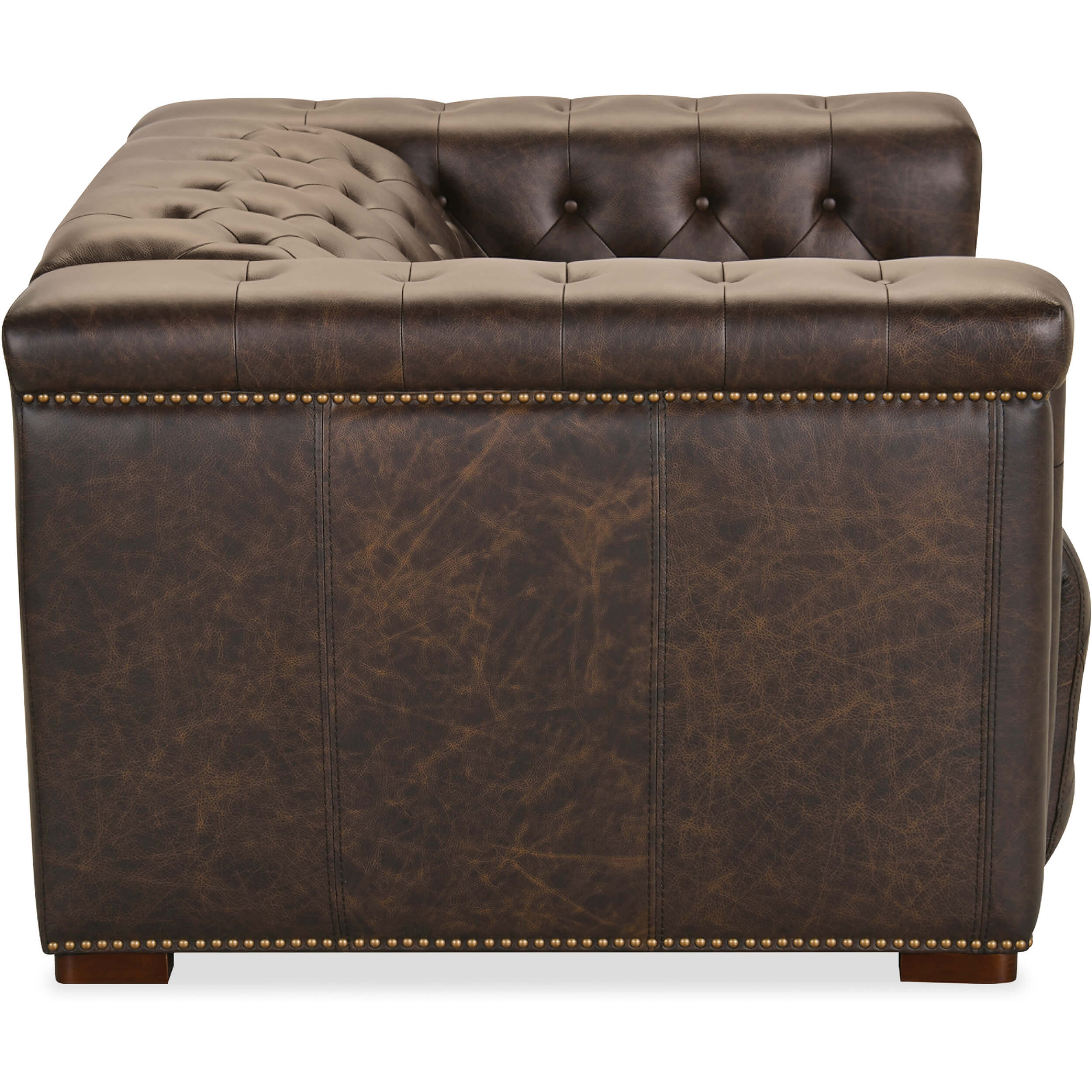Savion Power Motion Leather Chair, West Saddlewood - Image 3