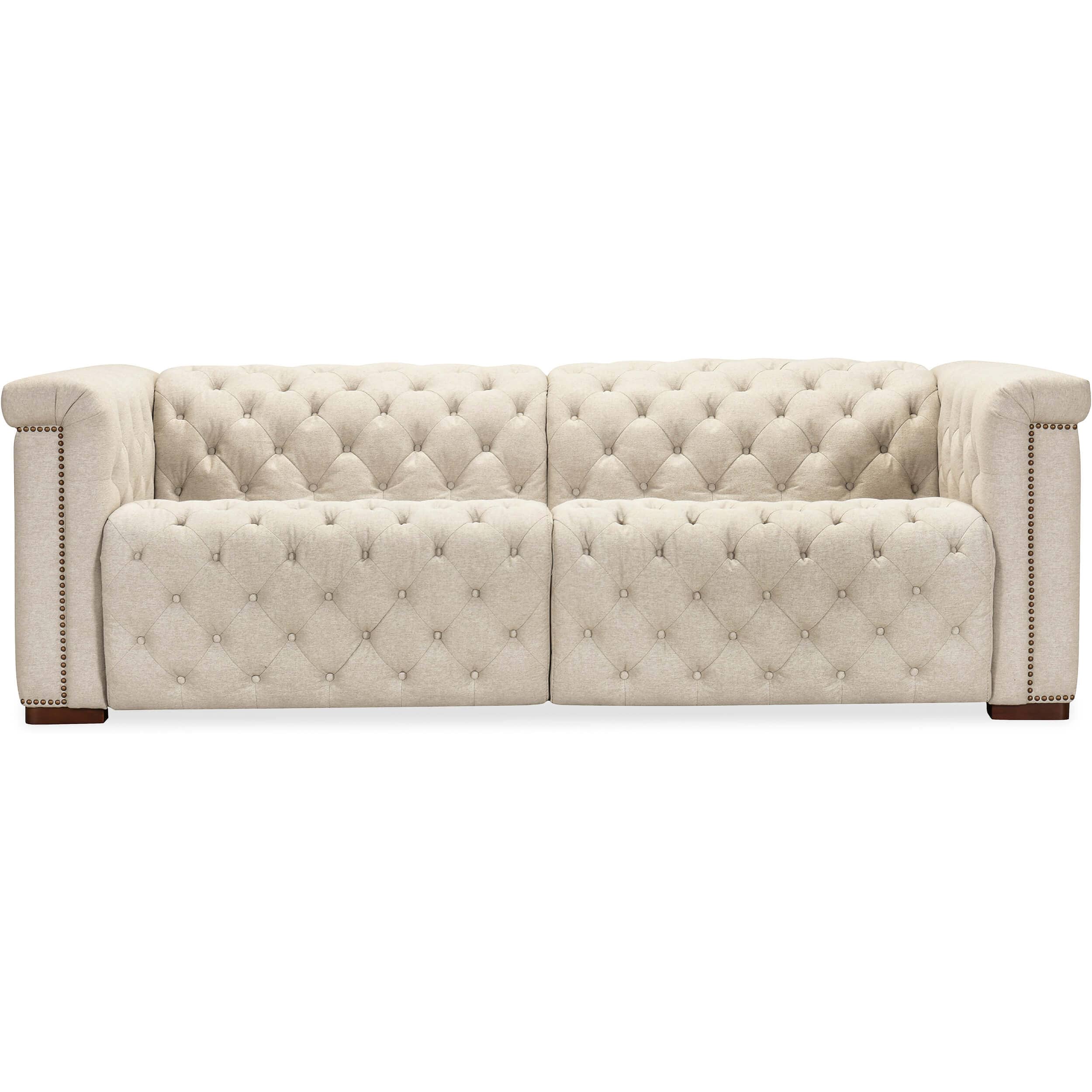 Savion Power Motion Leather Sofa, Aries Beach