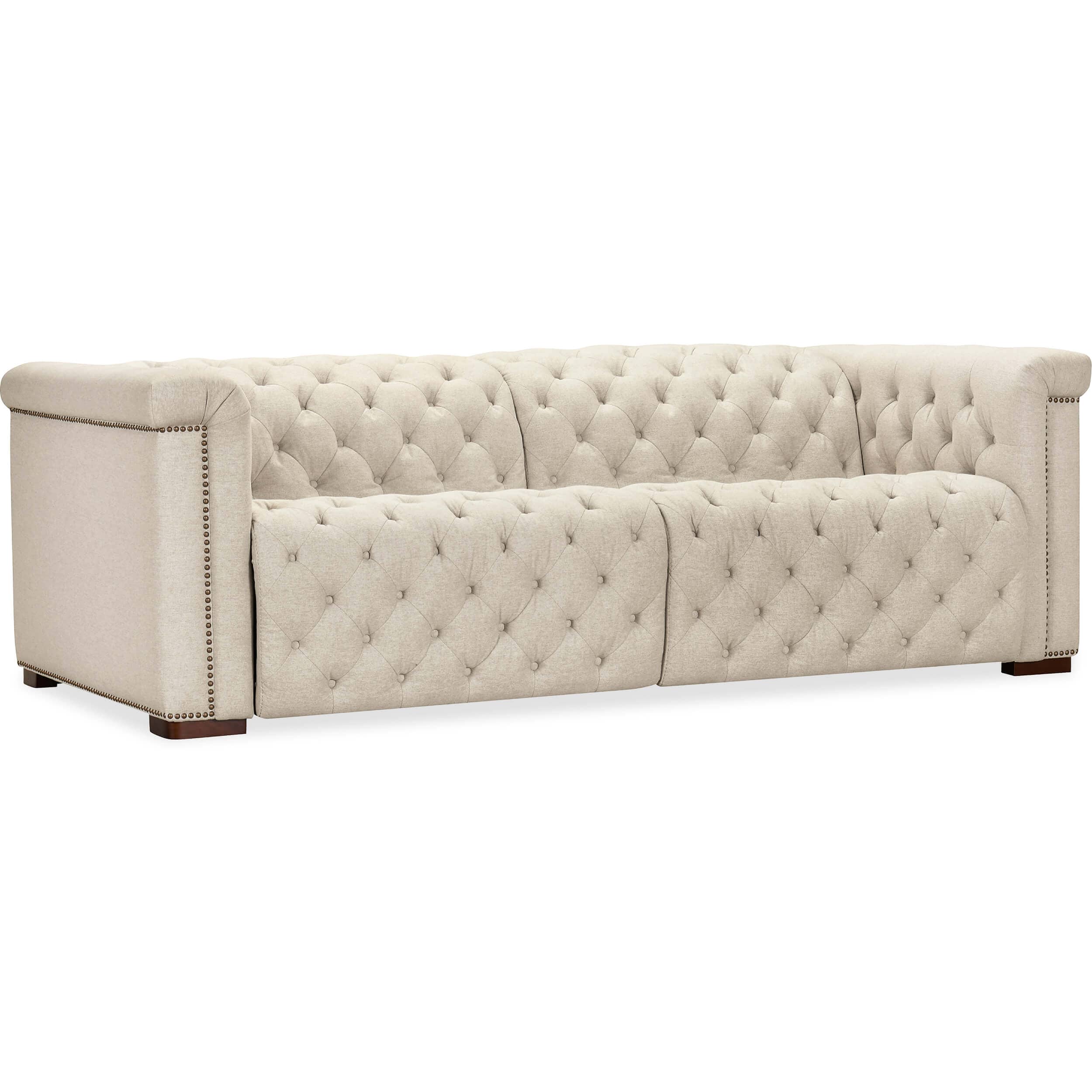 Savion Power Motion Leather Sofa, Aries Beach - Image 2