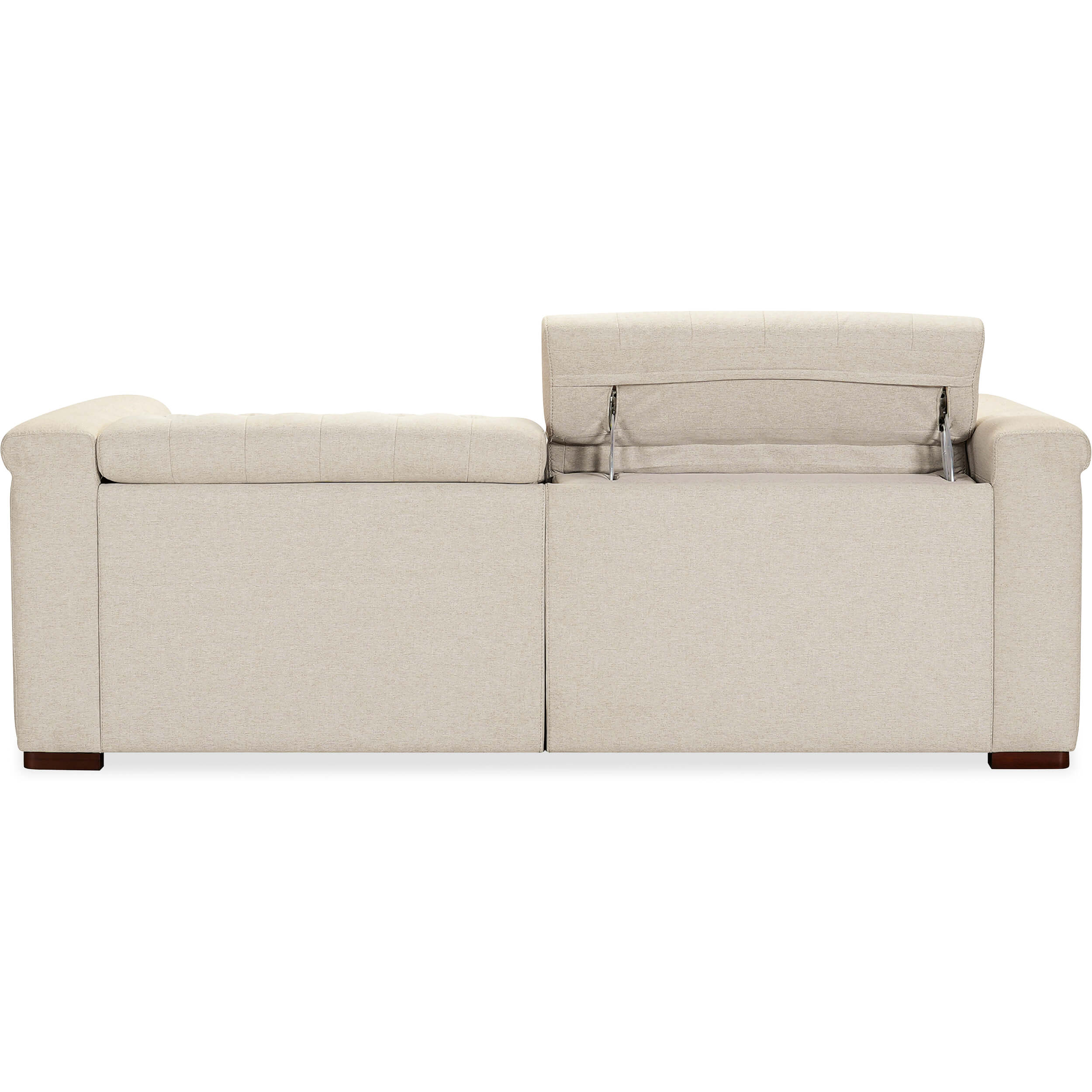 Savion Power Motion Leather Sofa, Aries Beach - Image 3