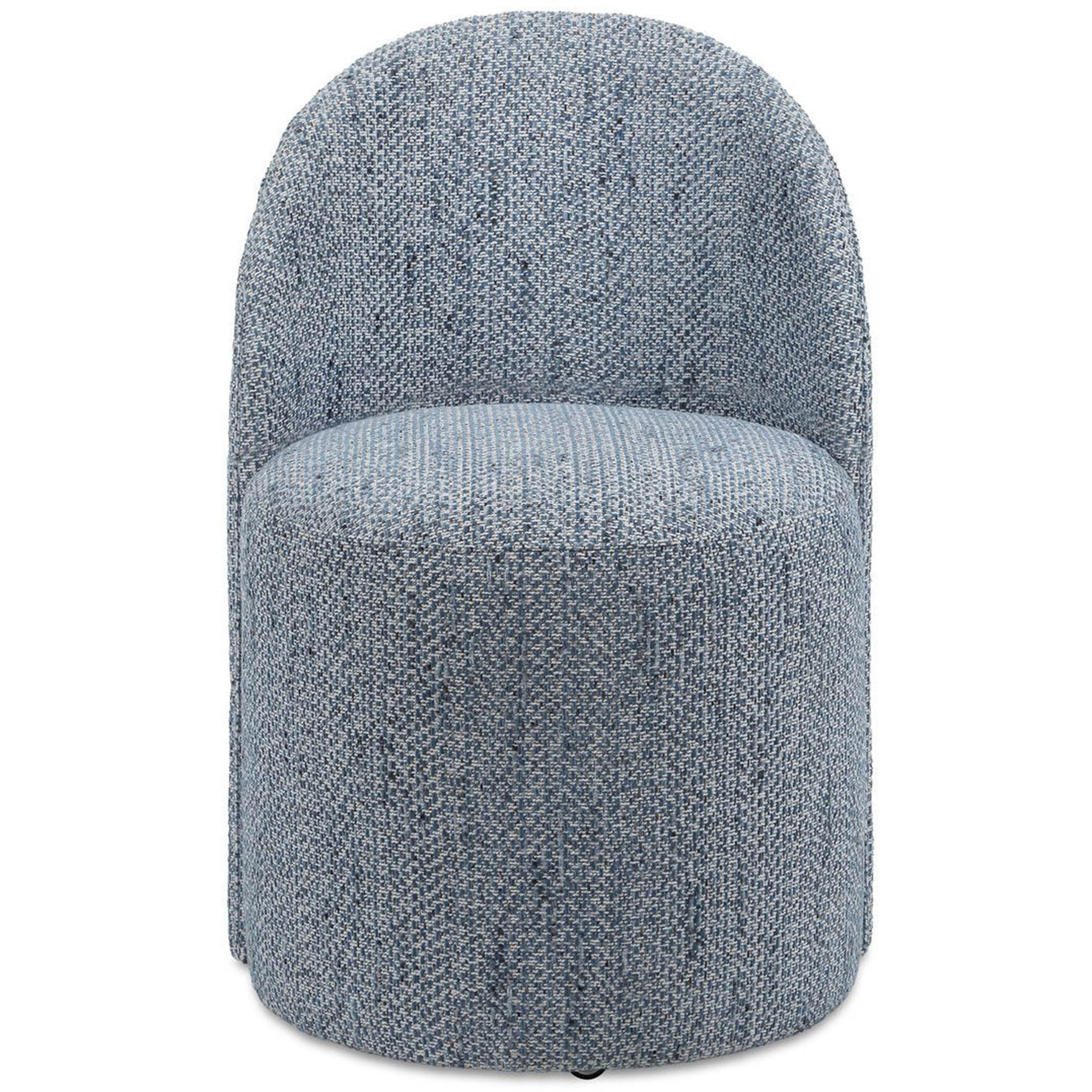 Roll With It Dining Chair, Denim - Image 2