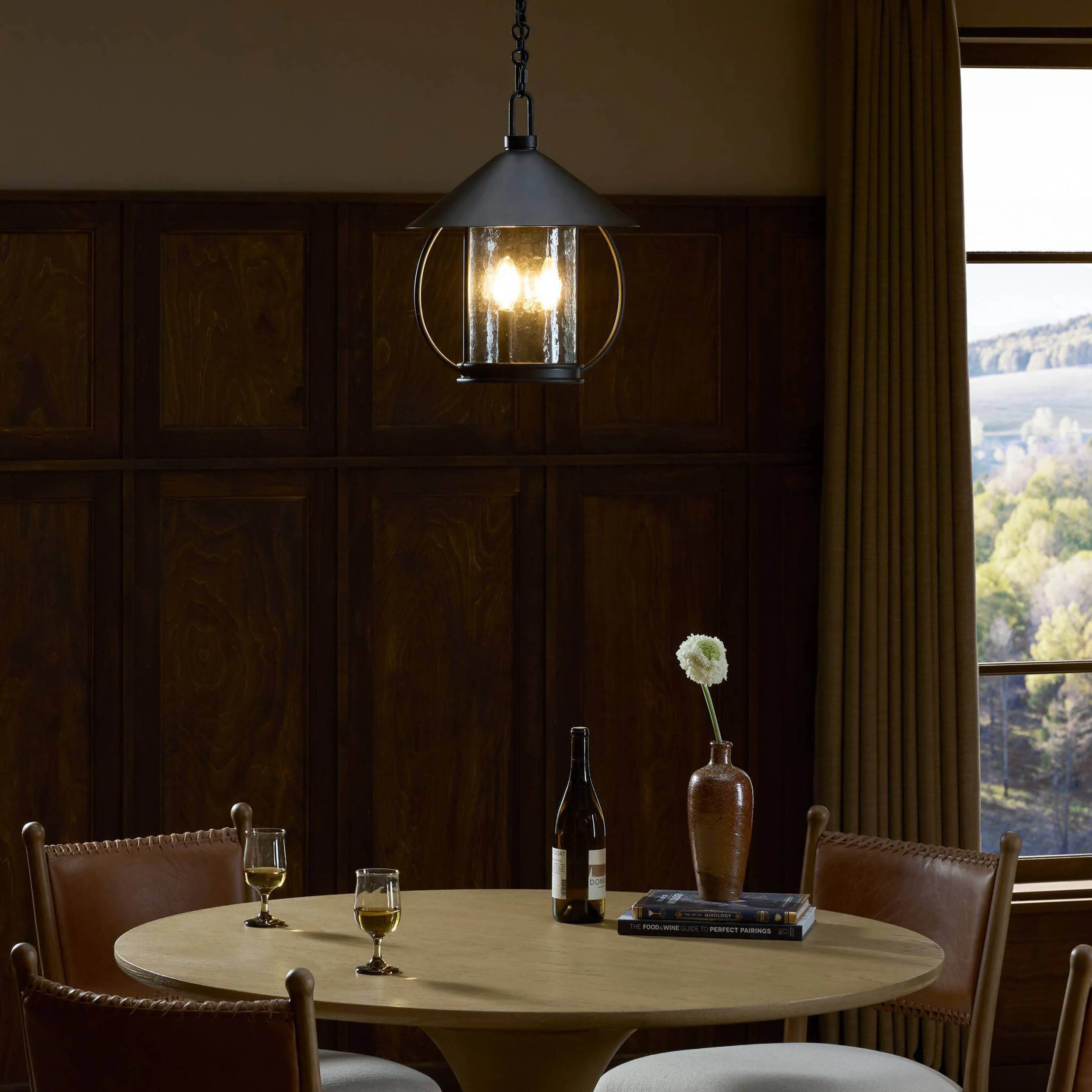 Secco Pendant, Matte Black by Amber Lewis x Four Hands - Image 8