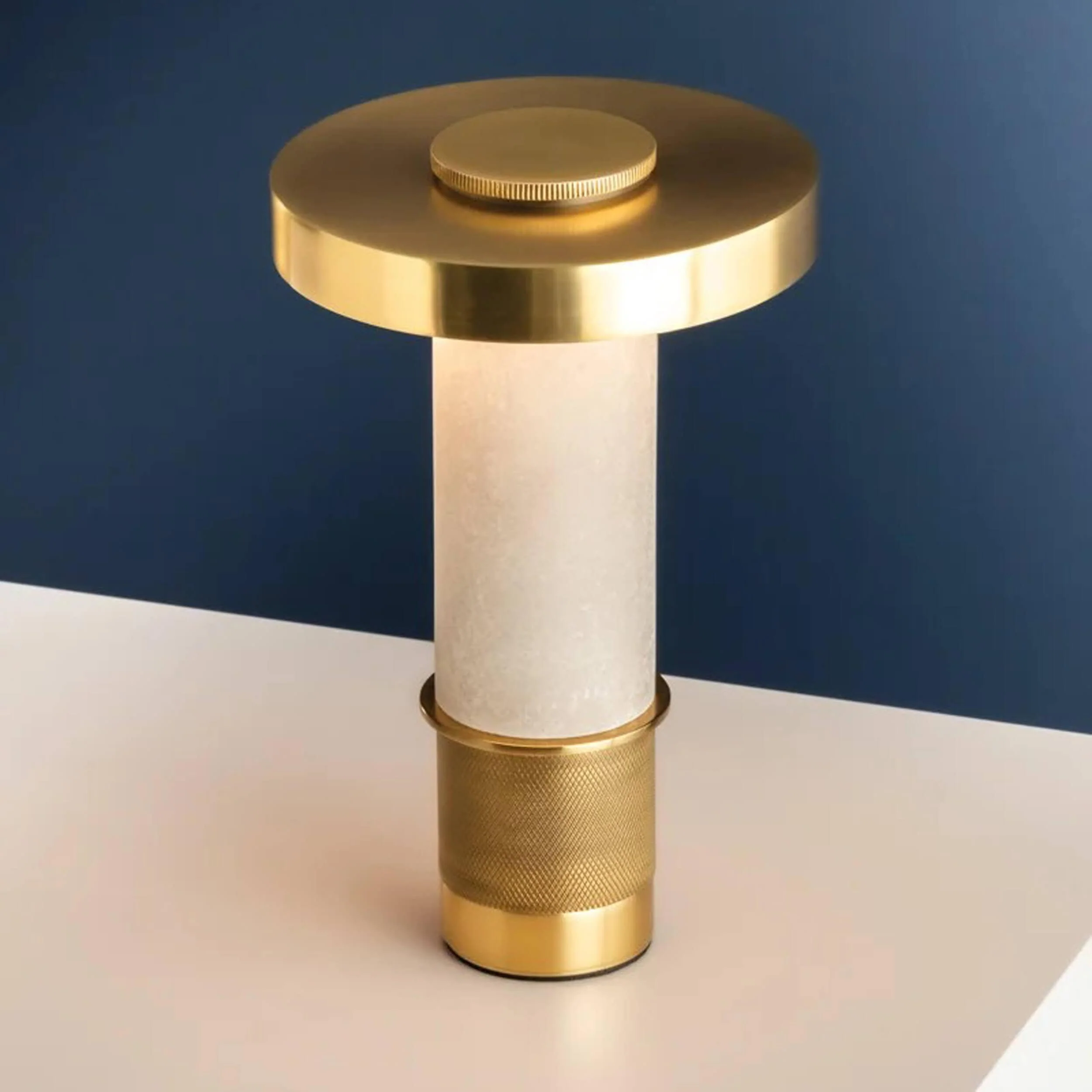 Sefton Rechargeable Lamp, Aged Brass - Image 5