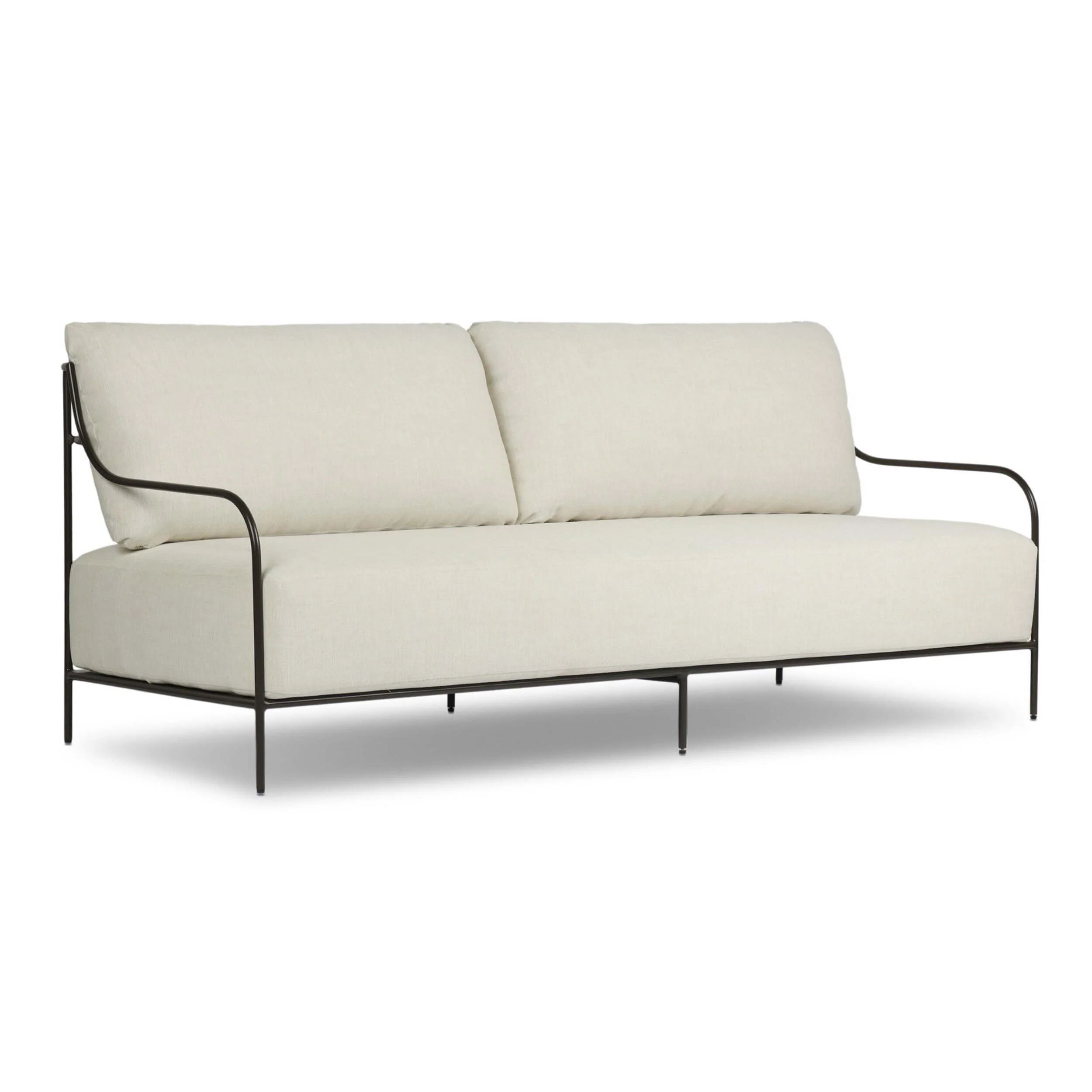 Segovia 78" Outdoor Sofa, Vergo Cream by Four Hands - Image 2