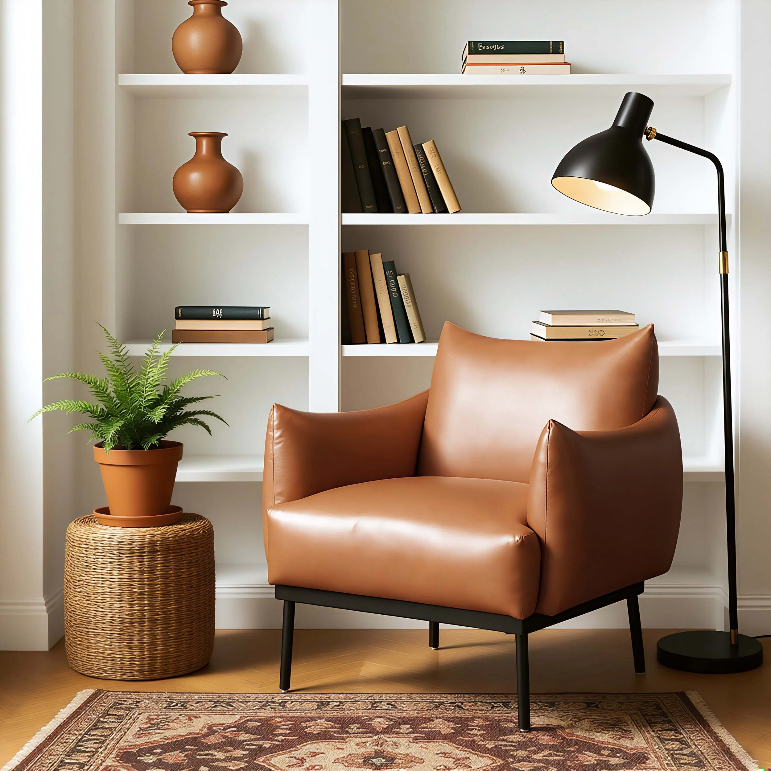 Sekil Chair, Brown - Image 5