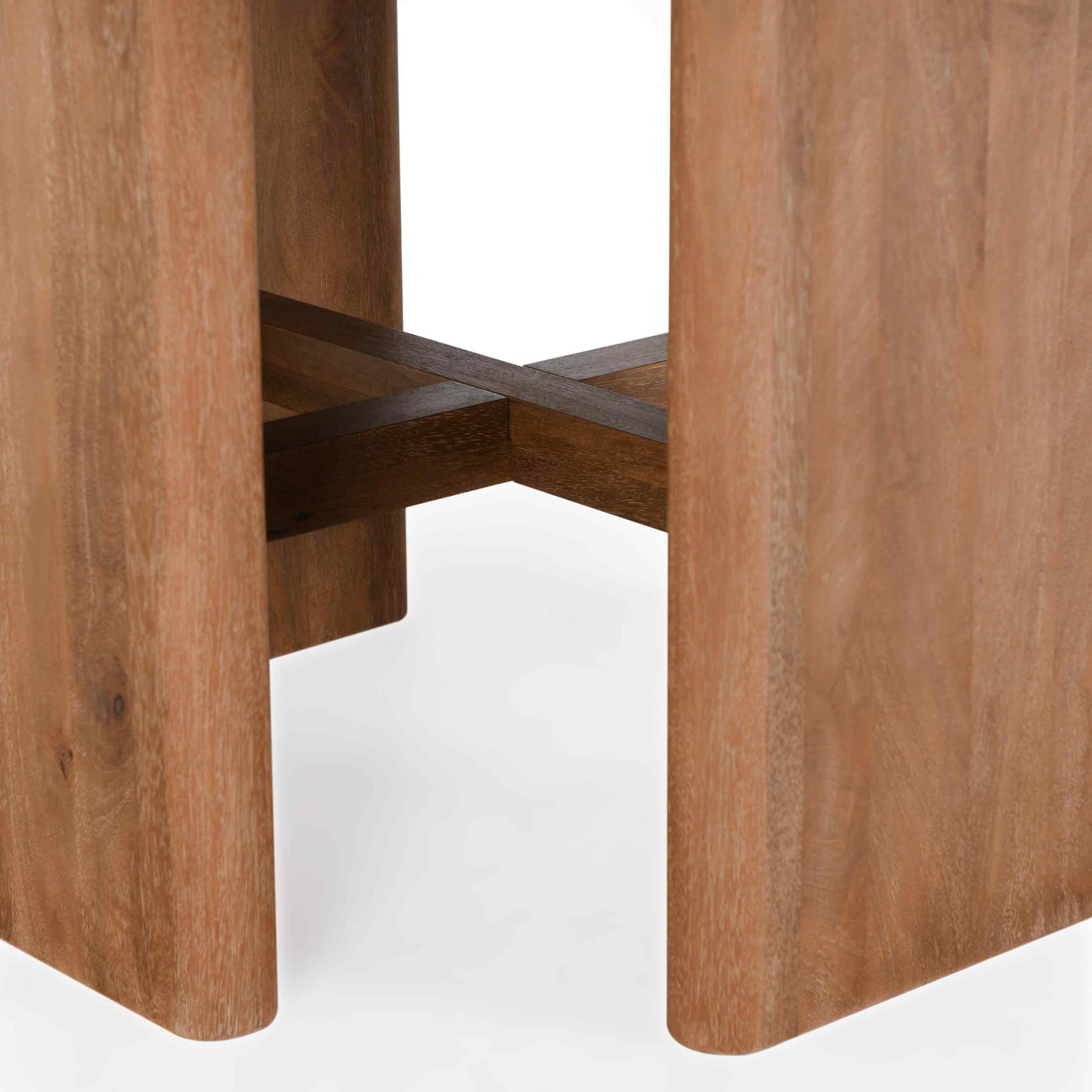Selena Round Dining Table, Hickory Brown - Image 5