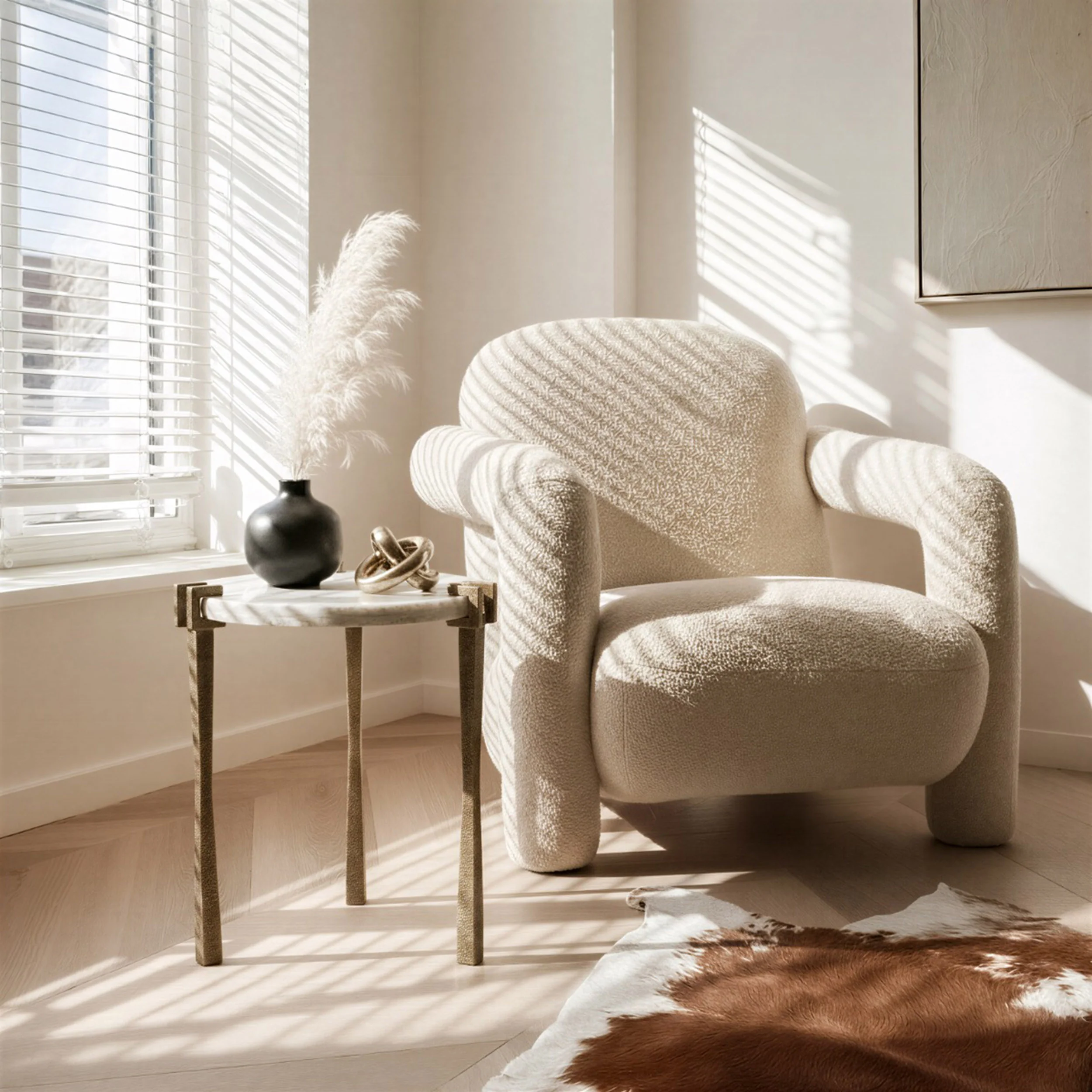 Selenya Chair, Beige - Image 5