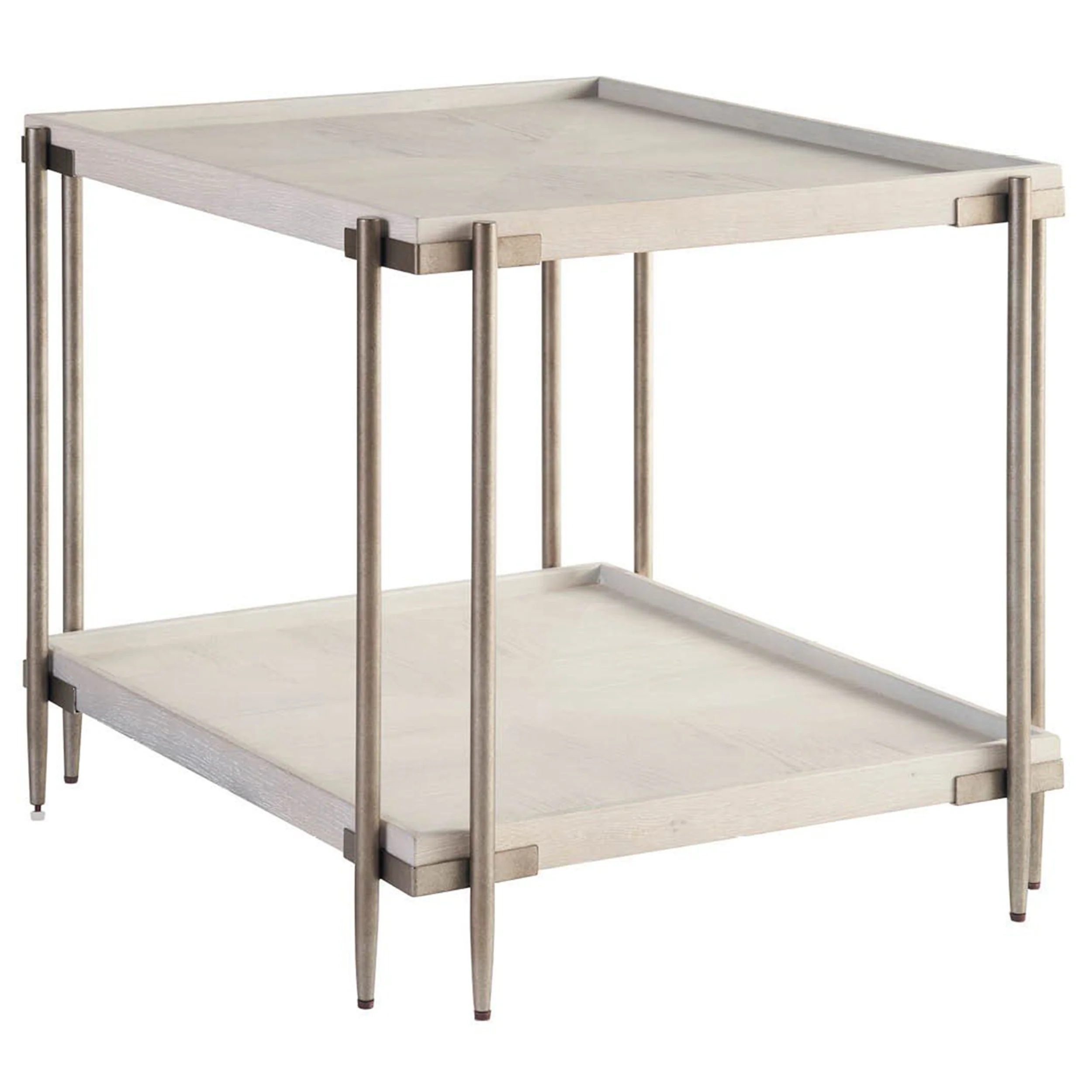 Selkie End Table, White Oak