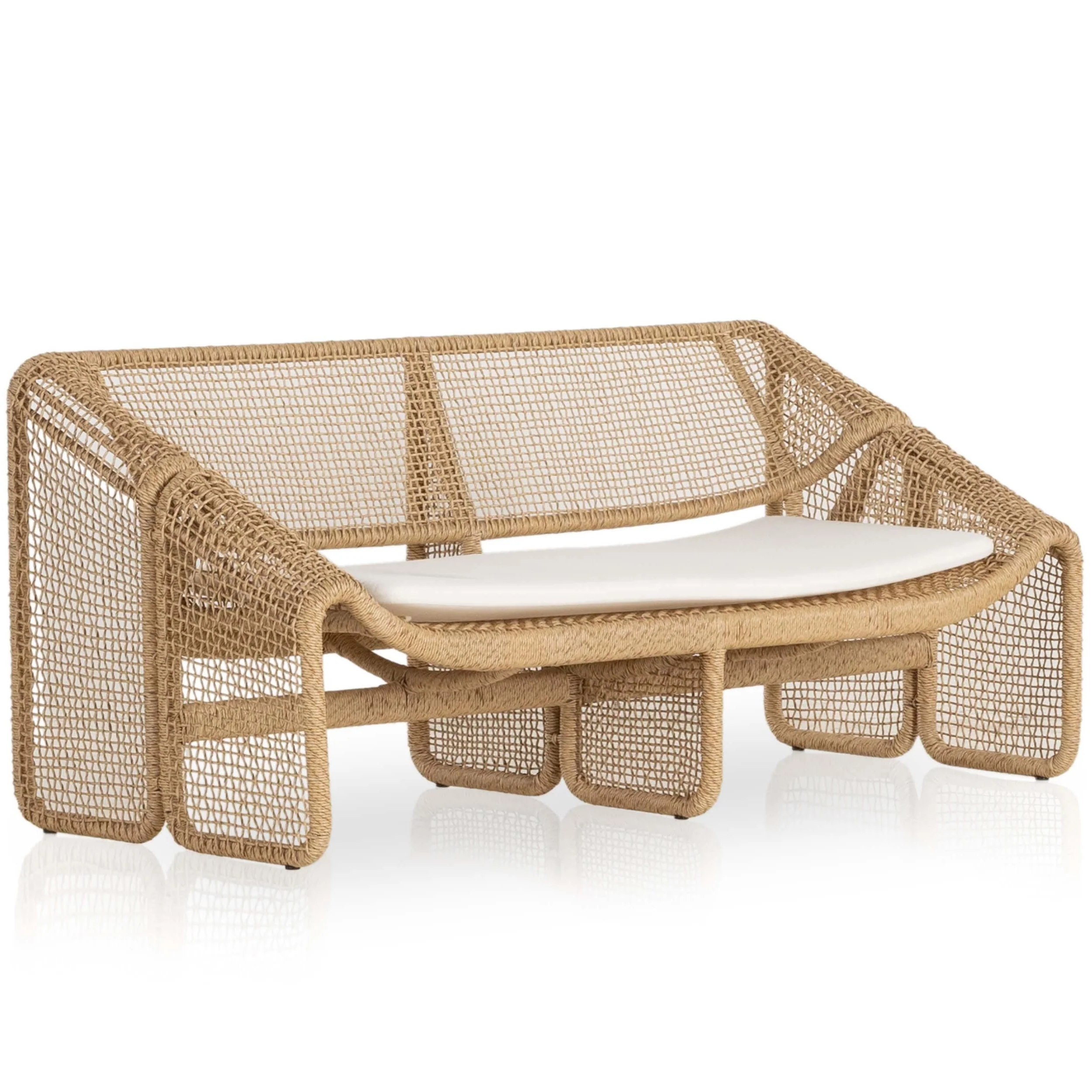 Selma Outdoor Sofa, Faux Hyacinth by Four Hands - Image 2