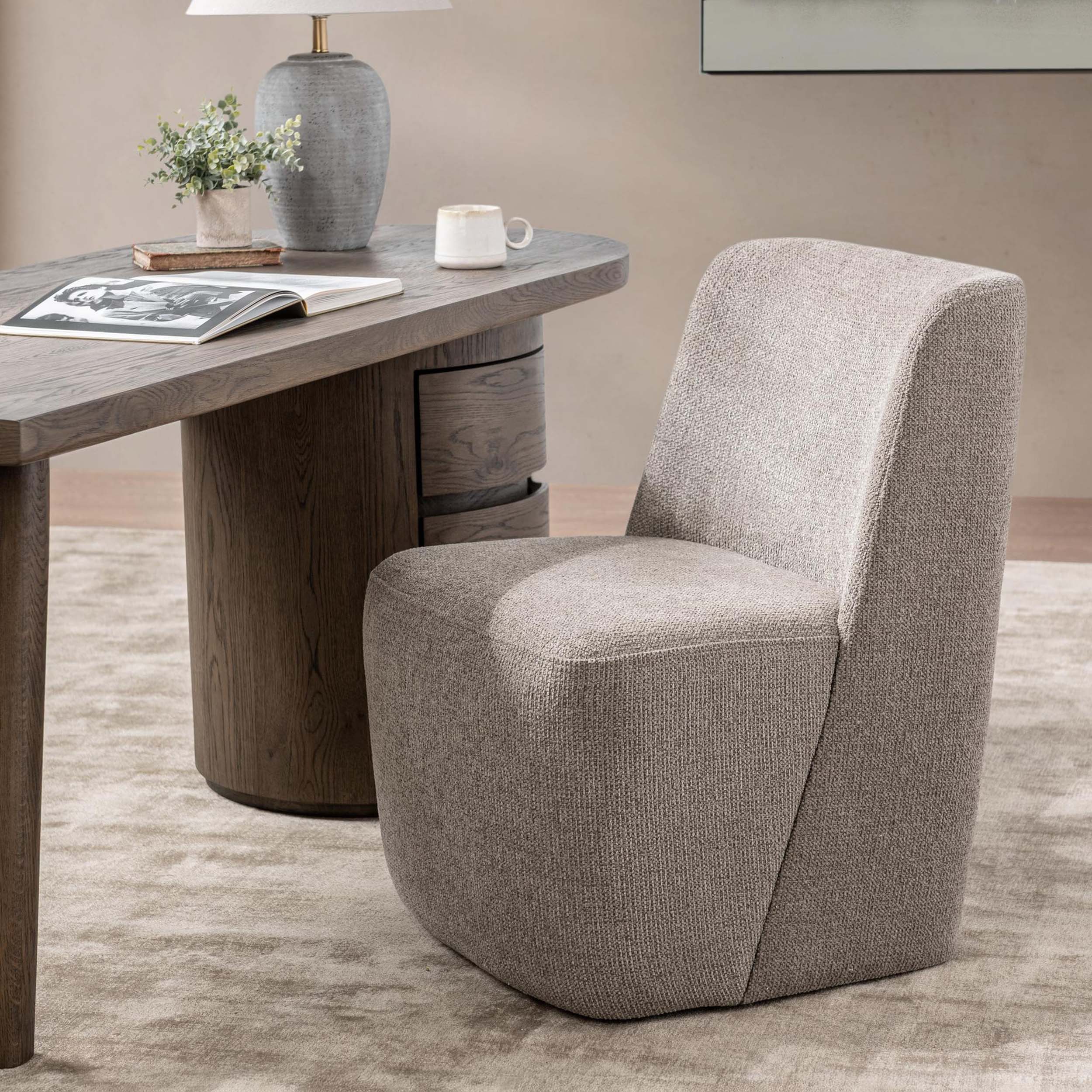 Senna Dining Chair, Smoke Taupe - Image 6