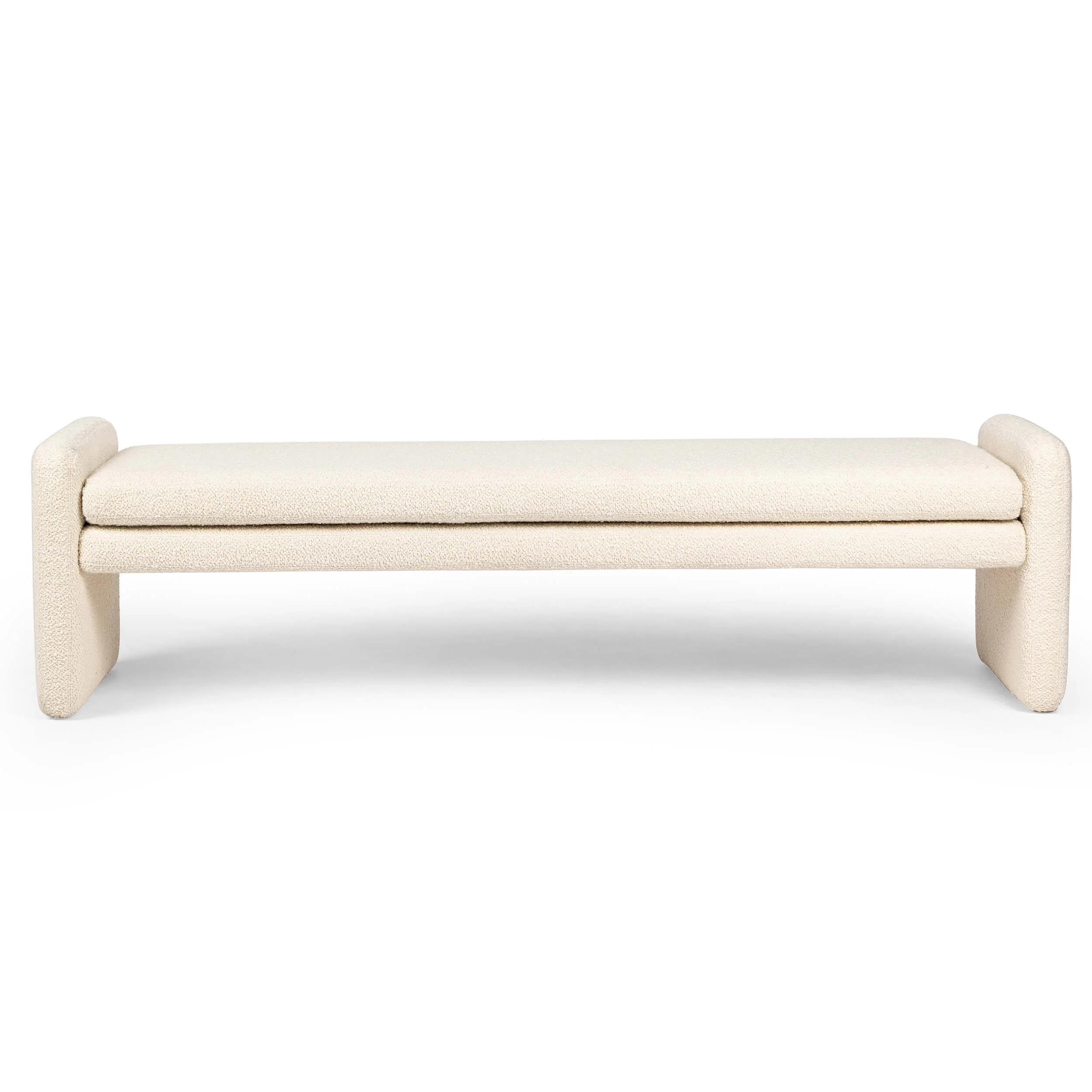 Serena Bench, Durham Cream by Four Hands - Image 2