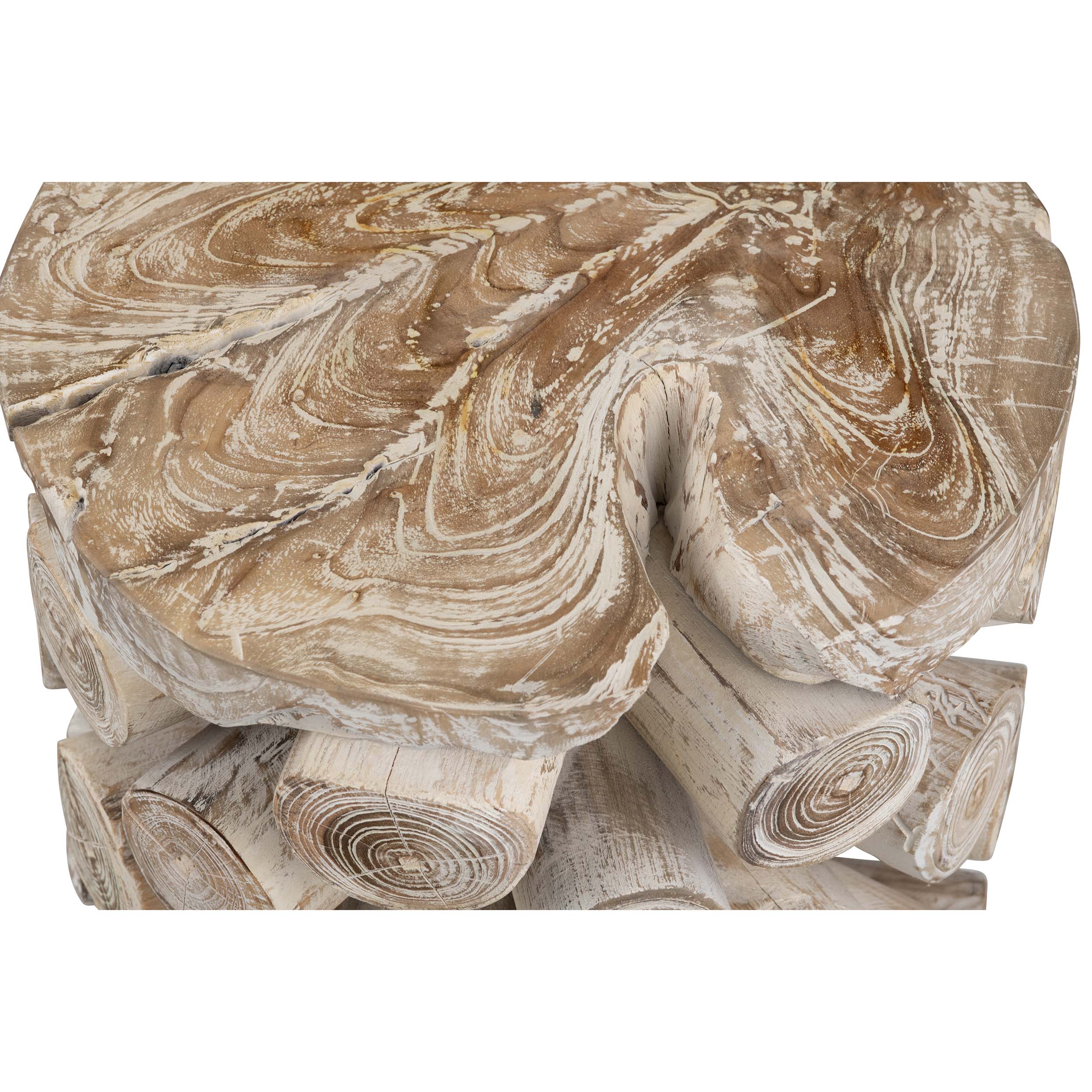 Serendipity Accent Table, White Wash - Image 2