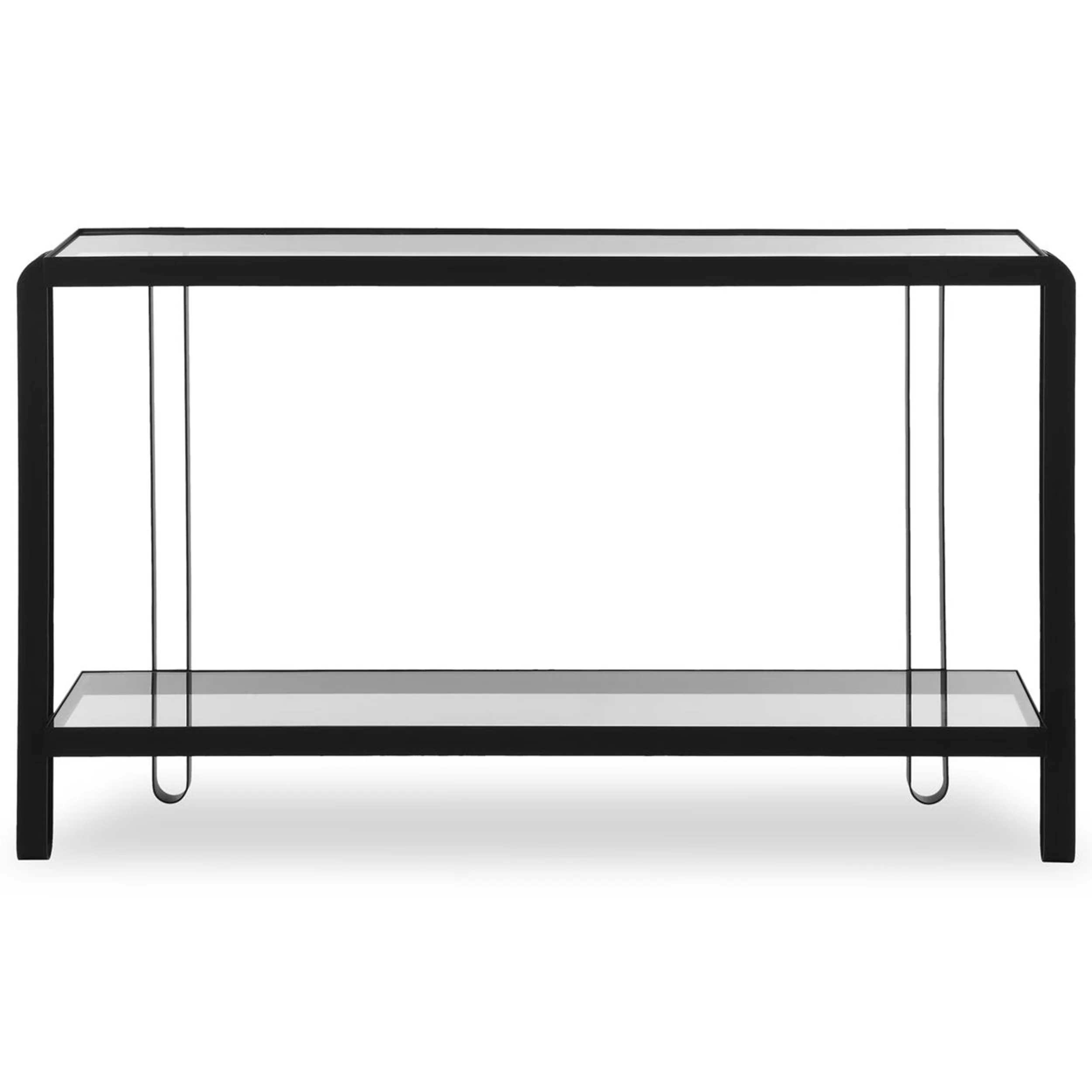 Shadow Console Table, Satin Black - Image 2