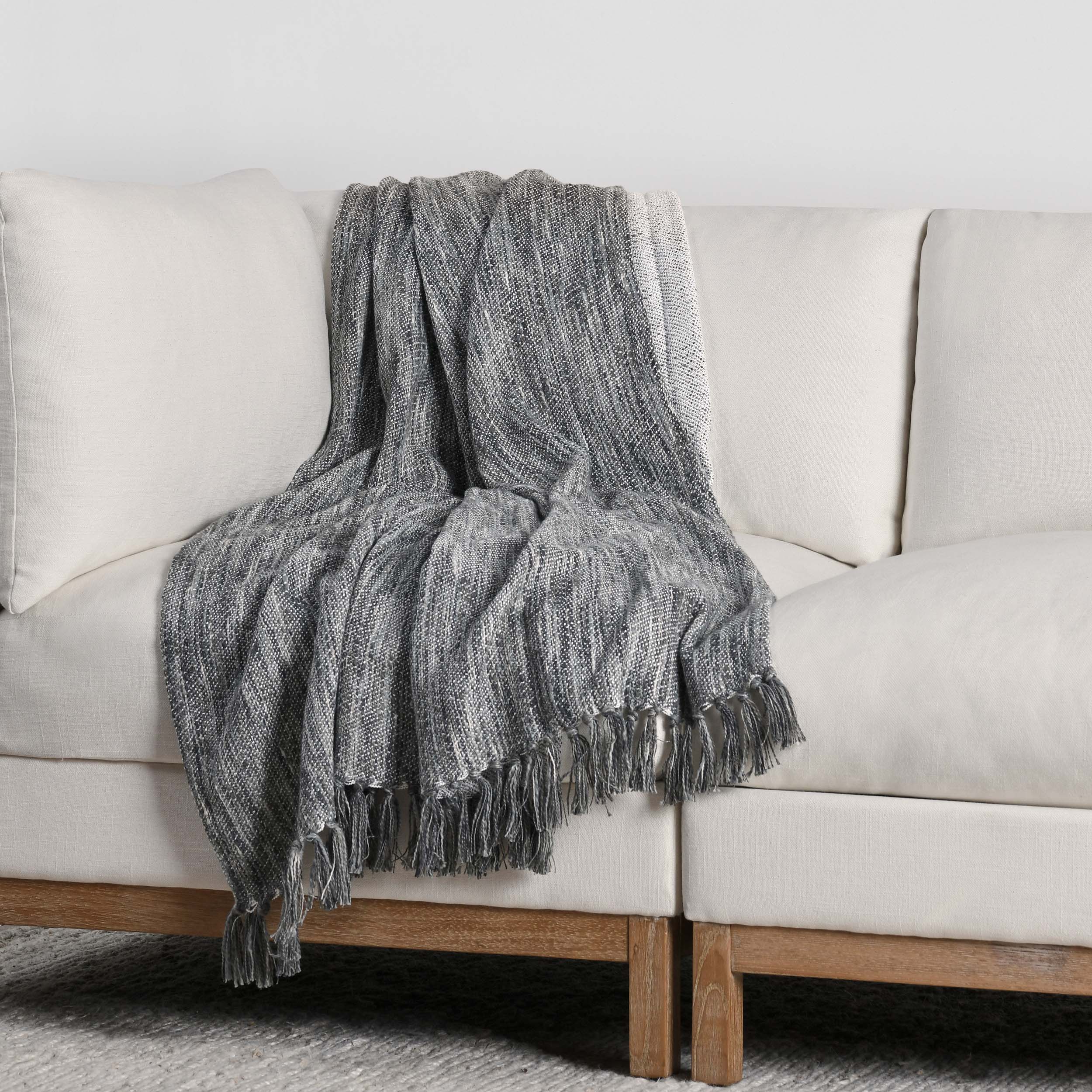 Sharma Throw, Gray - Image 5