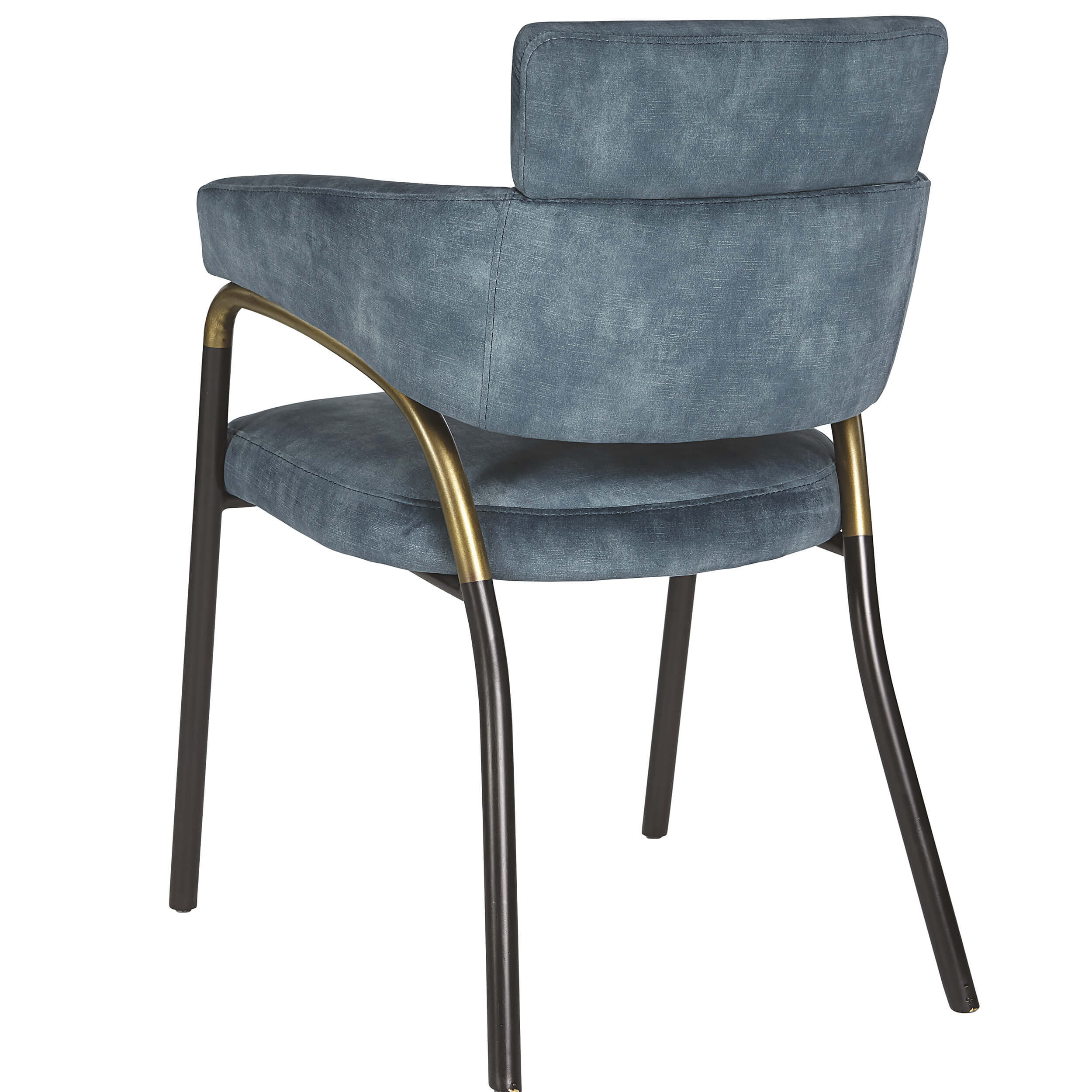Sharqui Dining Armchair, Nono Petrol, Set of 2 - Image 4