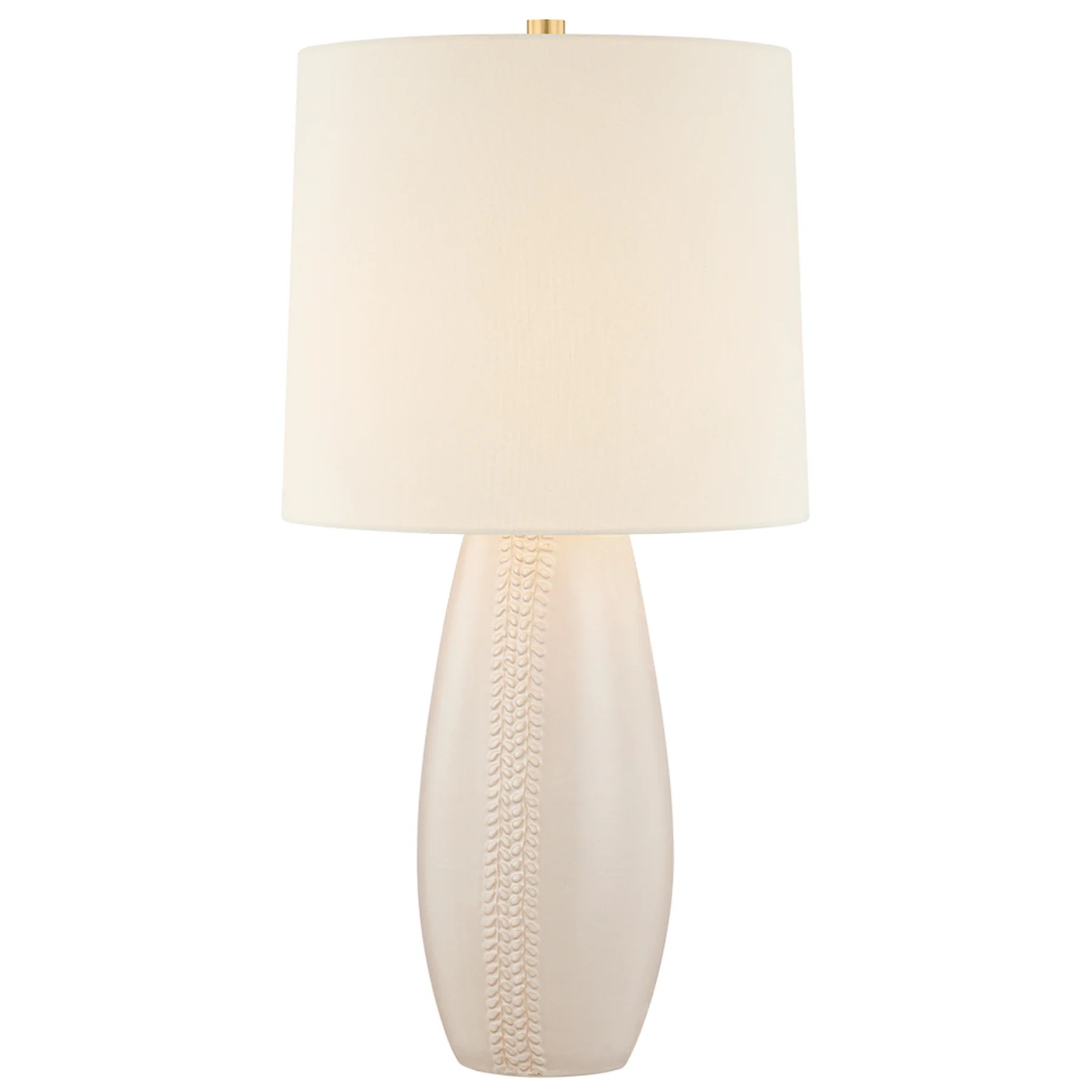 Shavani Table Lamp, Aged Brass/Ceramic Honeydew