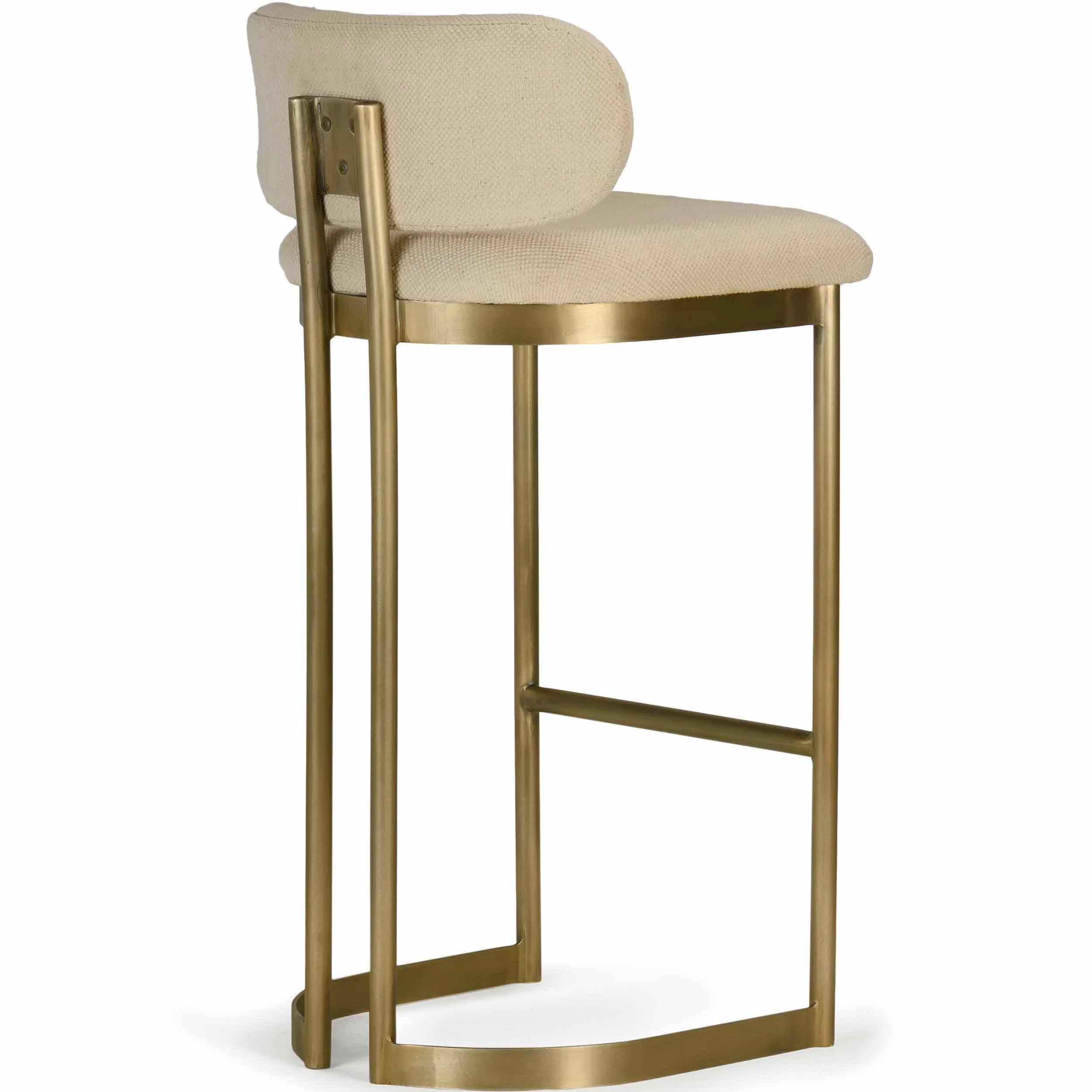 Shay Bar & Counter Stool, Antique Brass, Set of 2 - Image 11