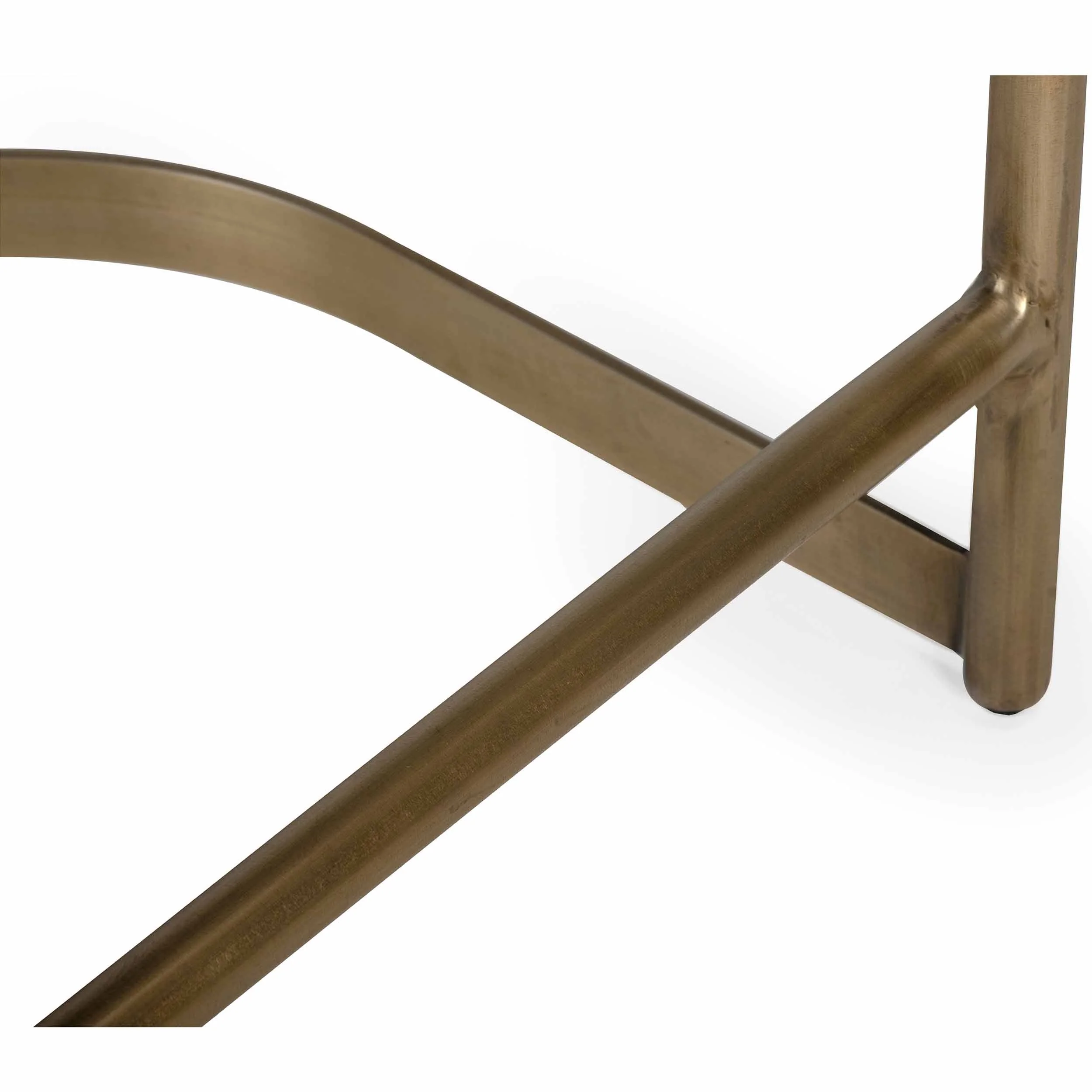 Shay Bar & Counter Stool, Antique Brass, Set of 2 - Image 6