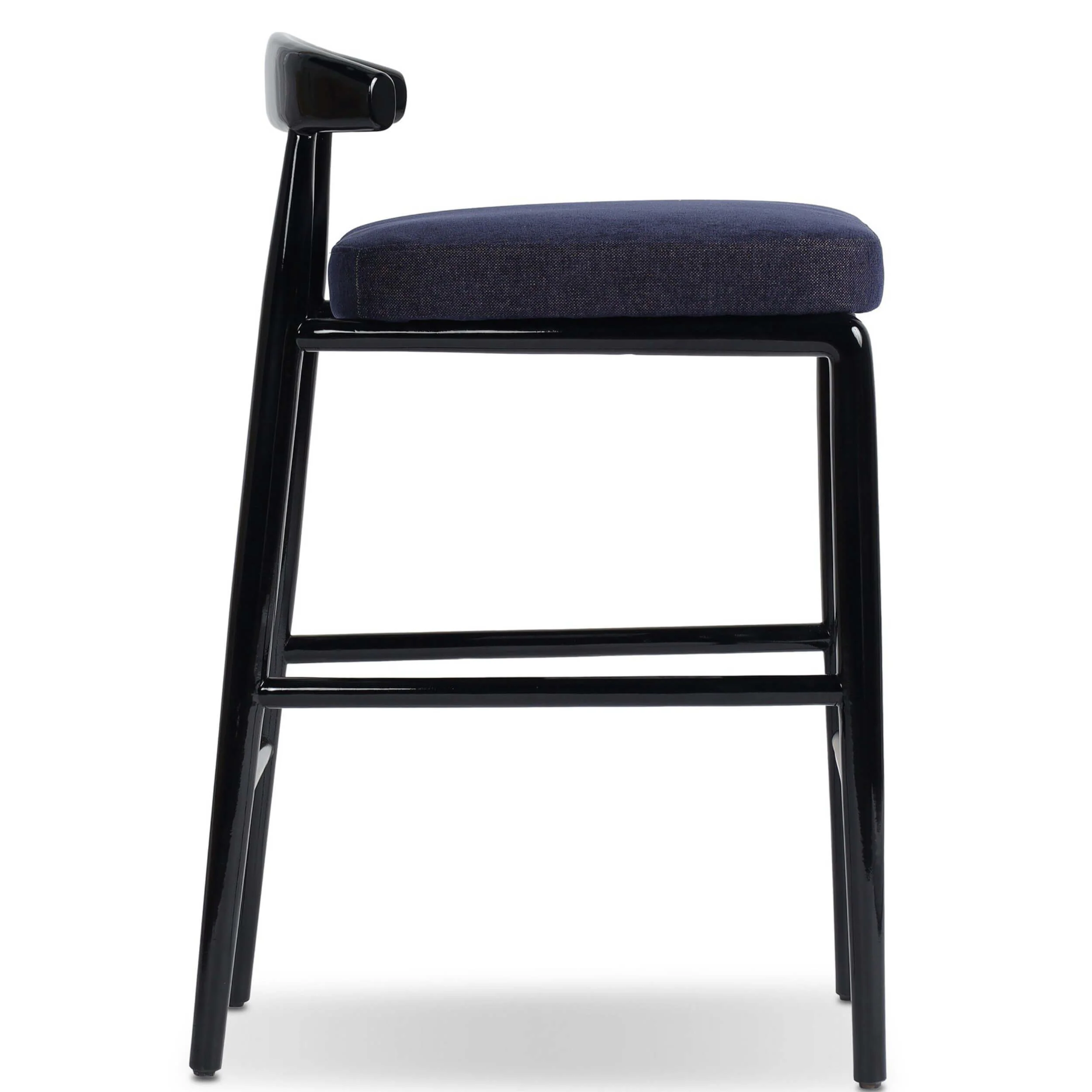 Shaza Stool, Sutton Navy by Four Hands - Image 3