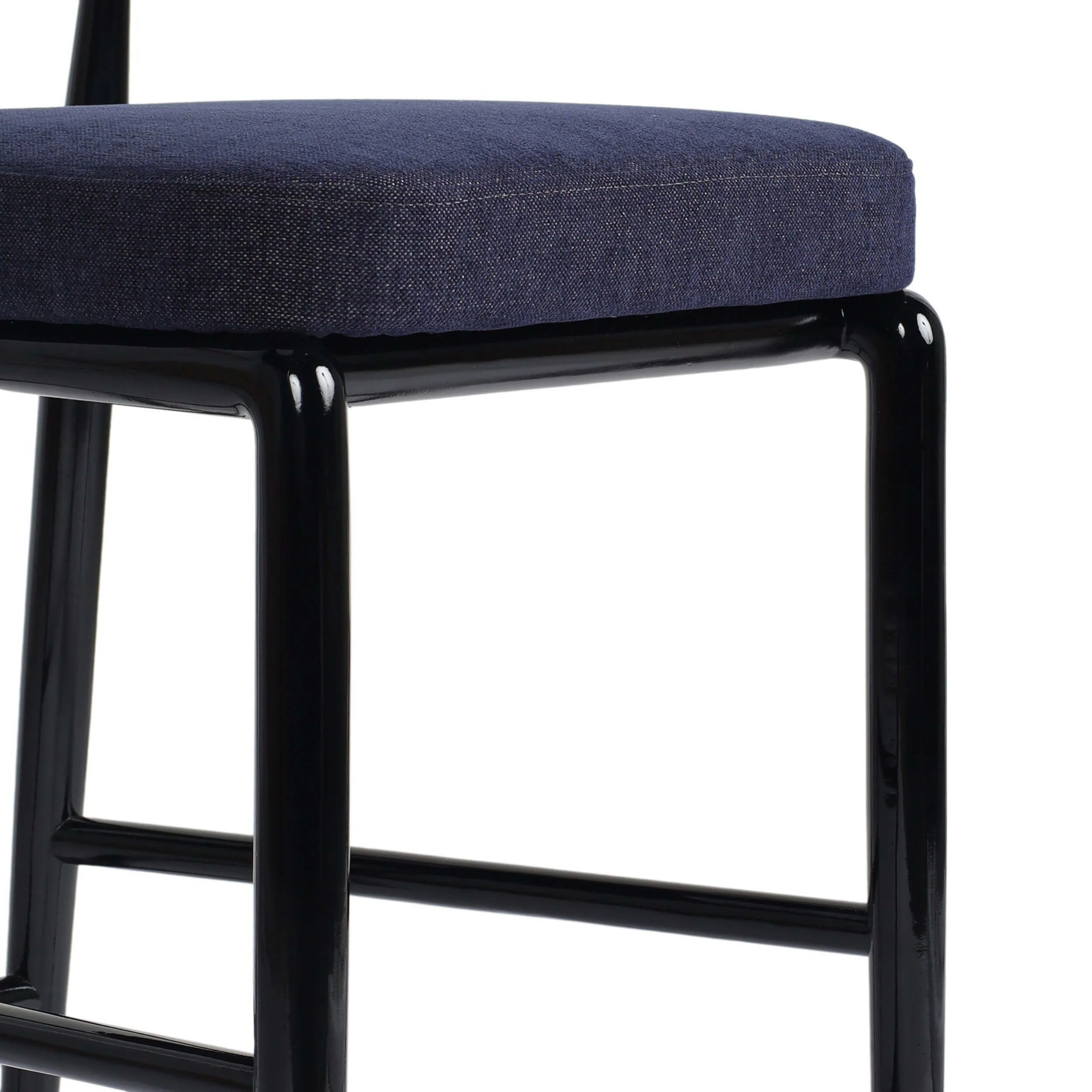 Shaza Stool, Sutton Navy by Four Hands - Image 4