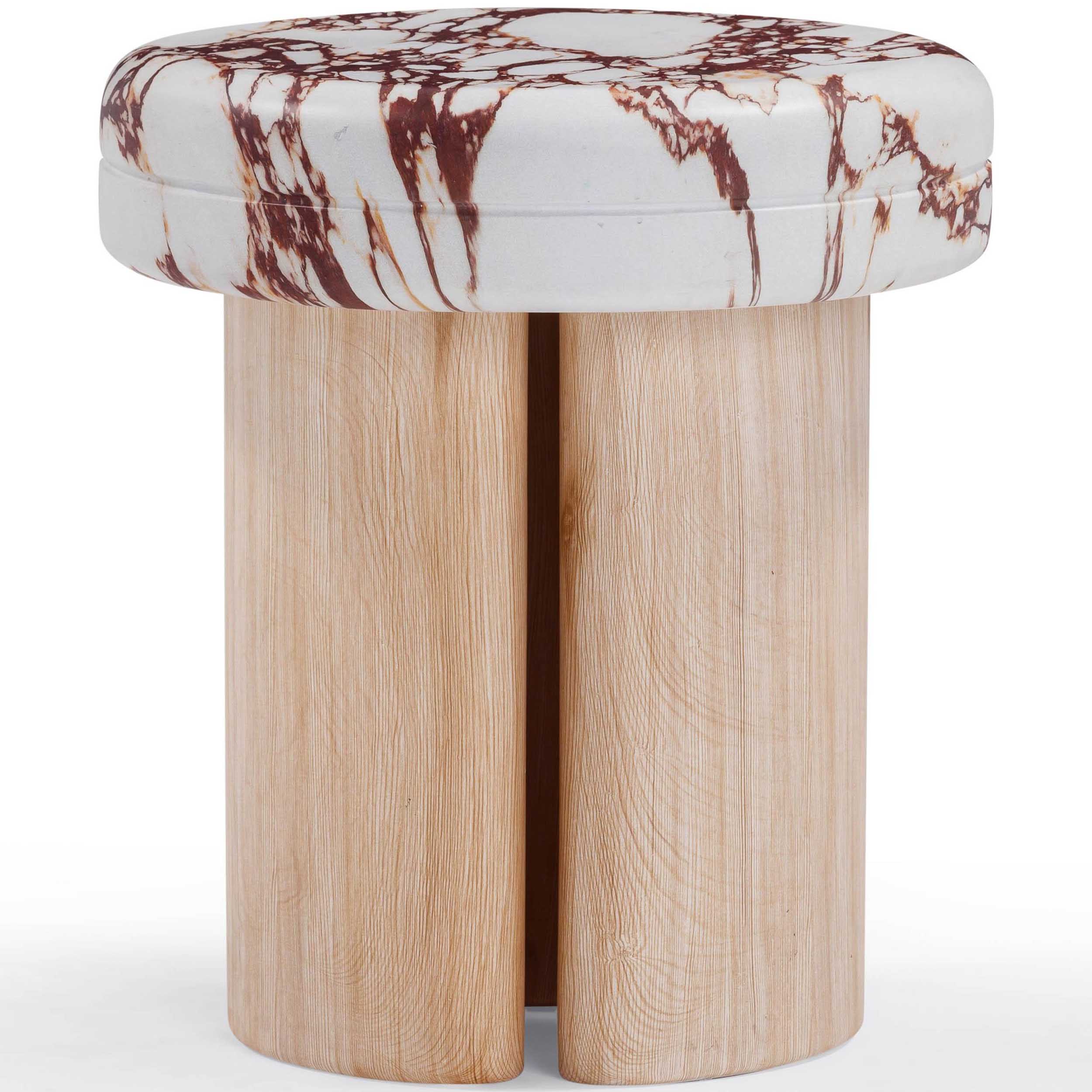 Sheila Side Table, Breccia Capreia - Image 3