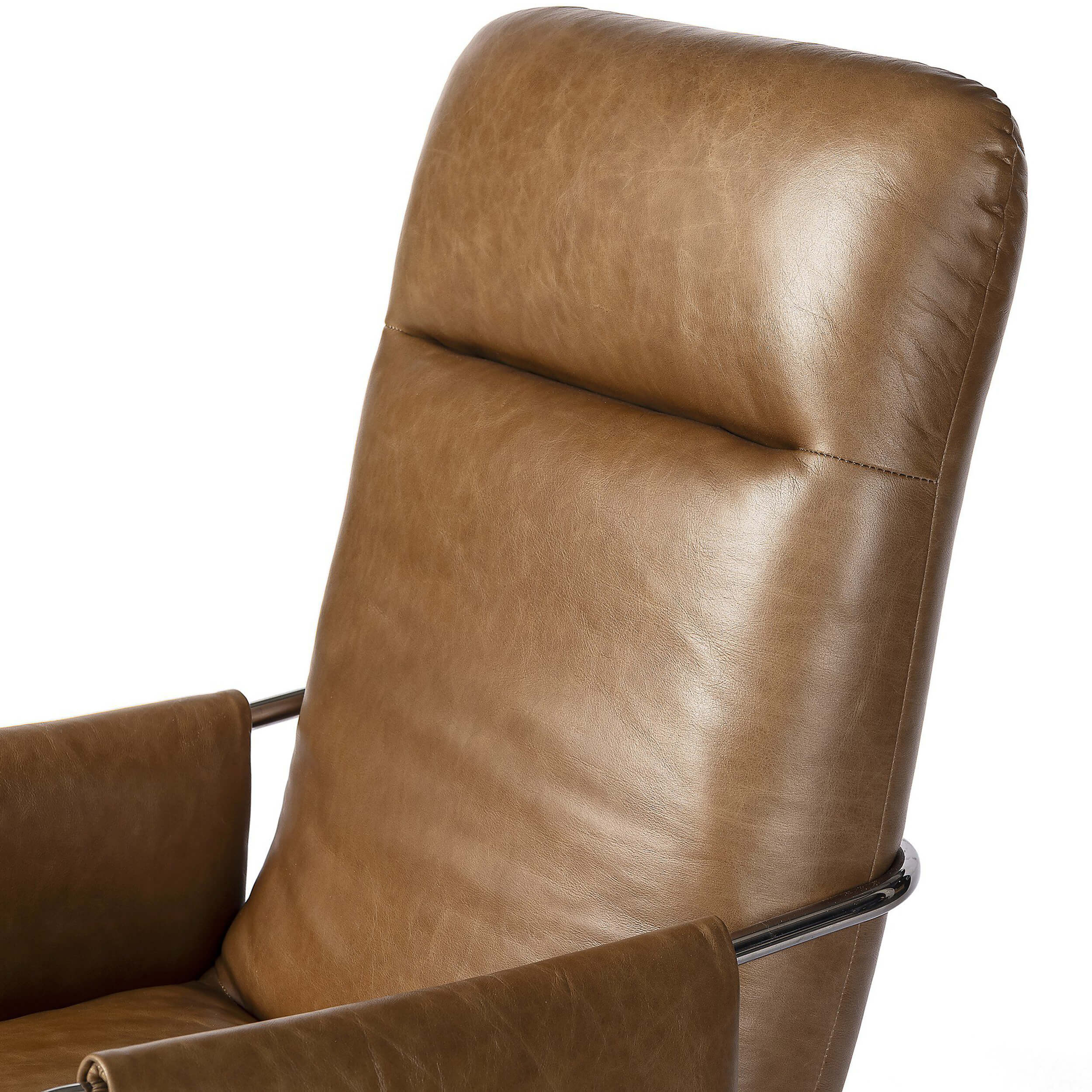 Sherman Leather Desk Chair, Sonoma Chestnut - Image 4