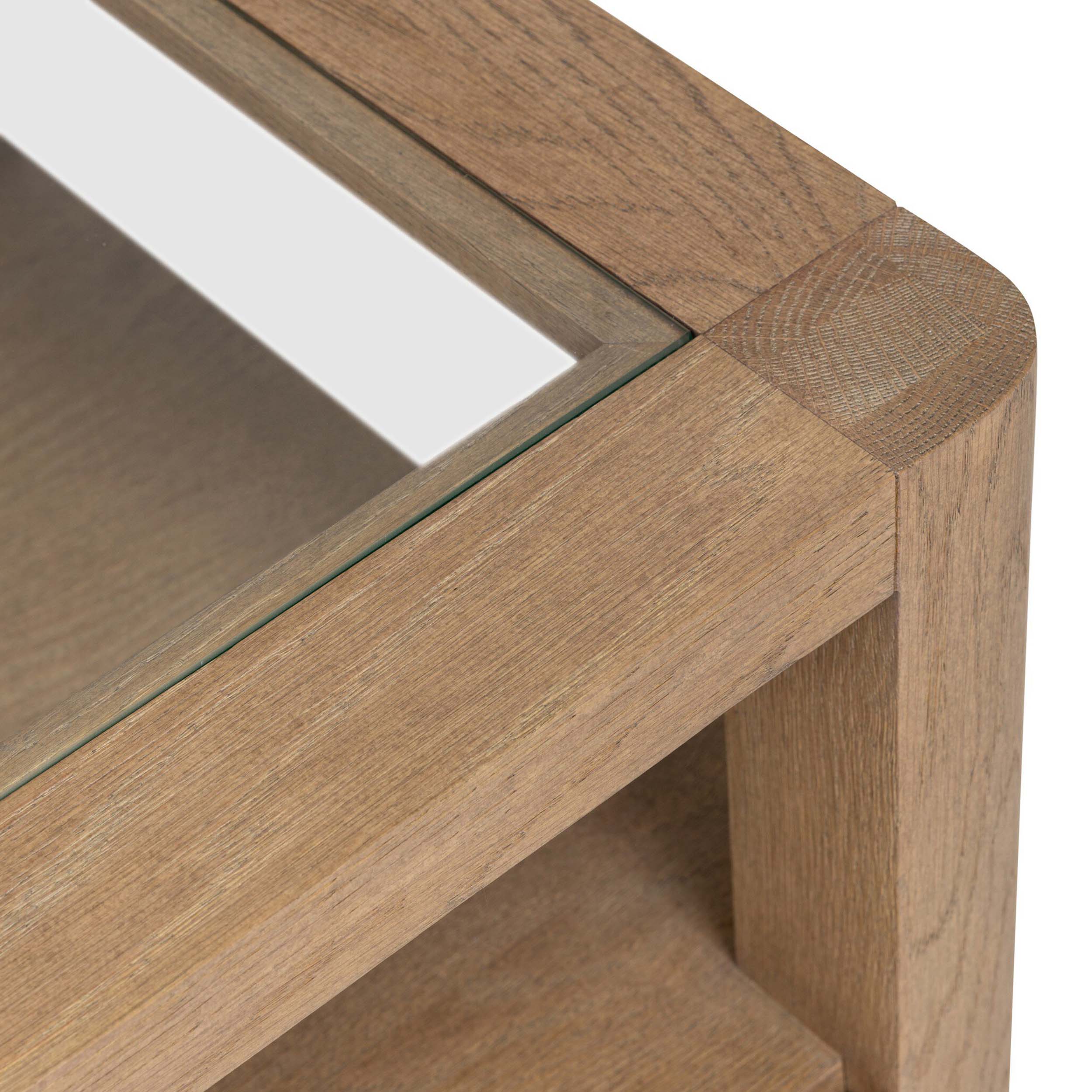 Shiloh End Table, Sandy Oak by Four Hands - Image 5
