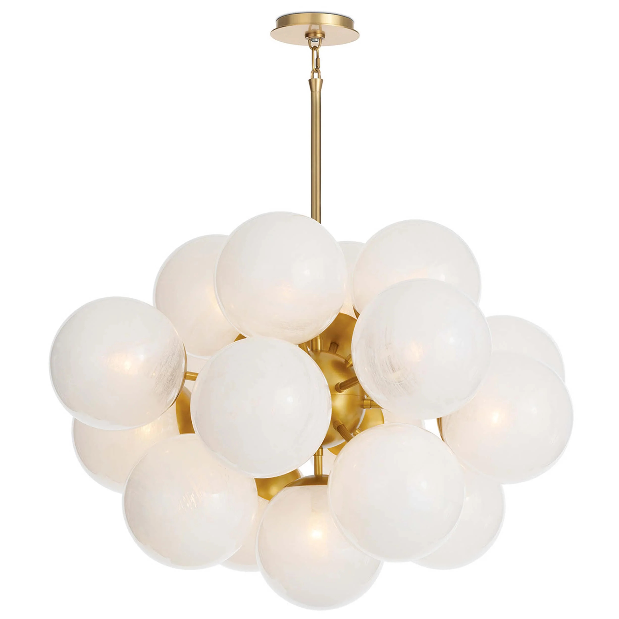 Shine Swirled Glass Chandelier - Image 2