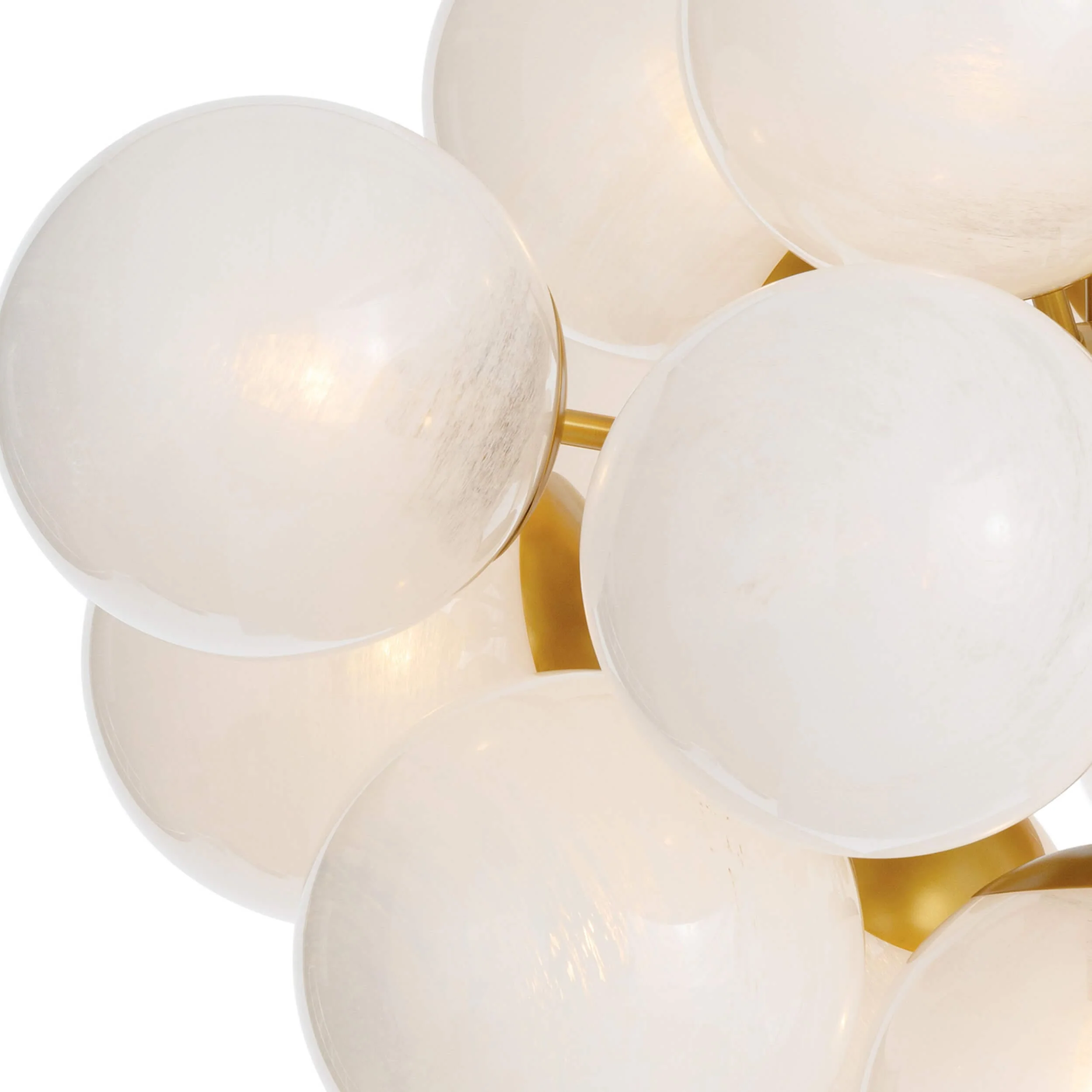 Shine Swirled Glass Chandelier - Image 5