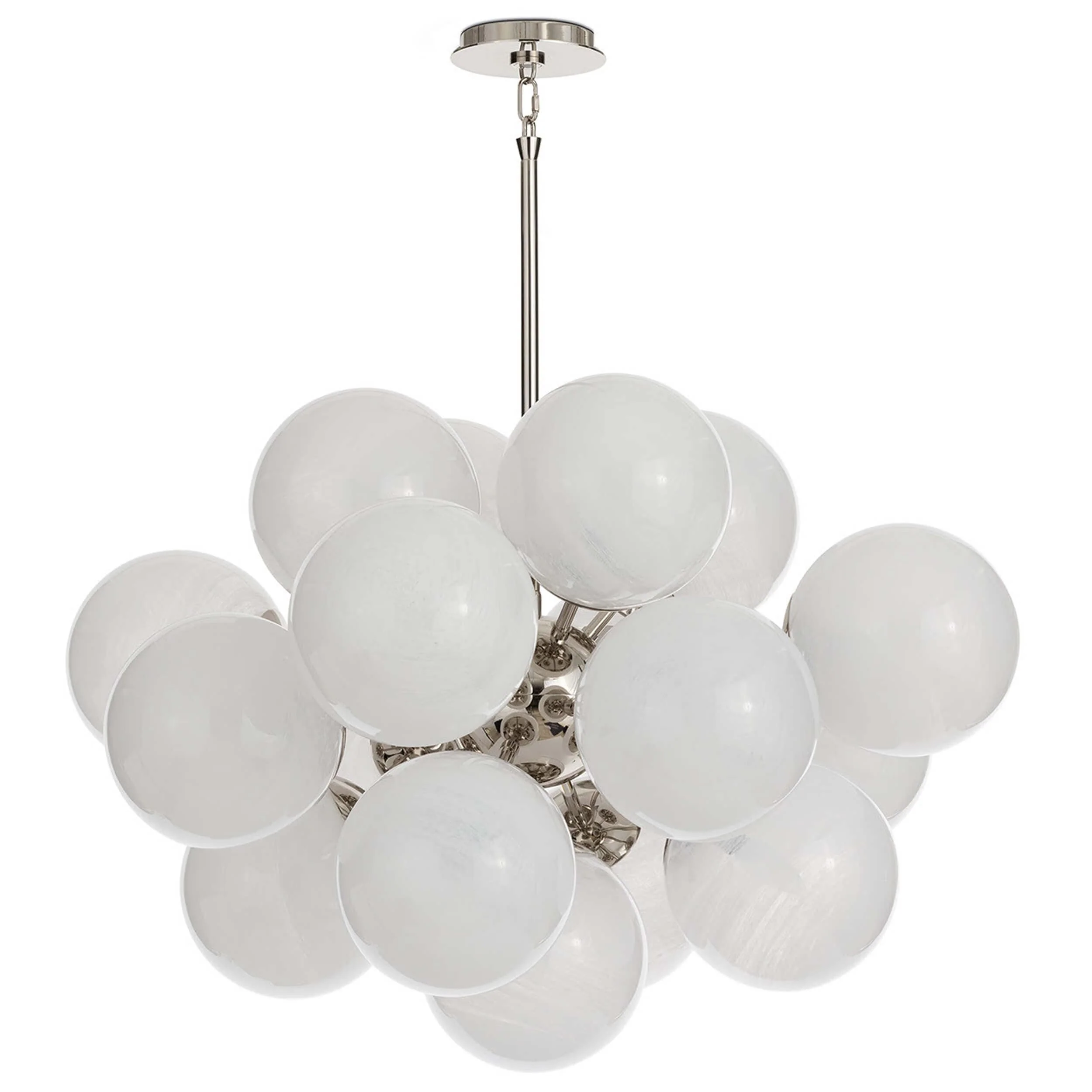 Shine Swirled Glass Chandelier - Image 6