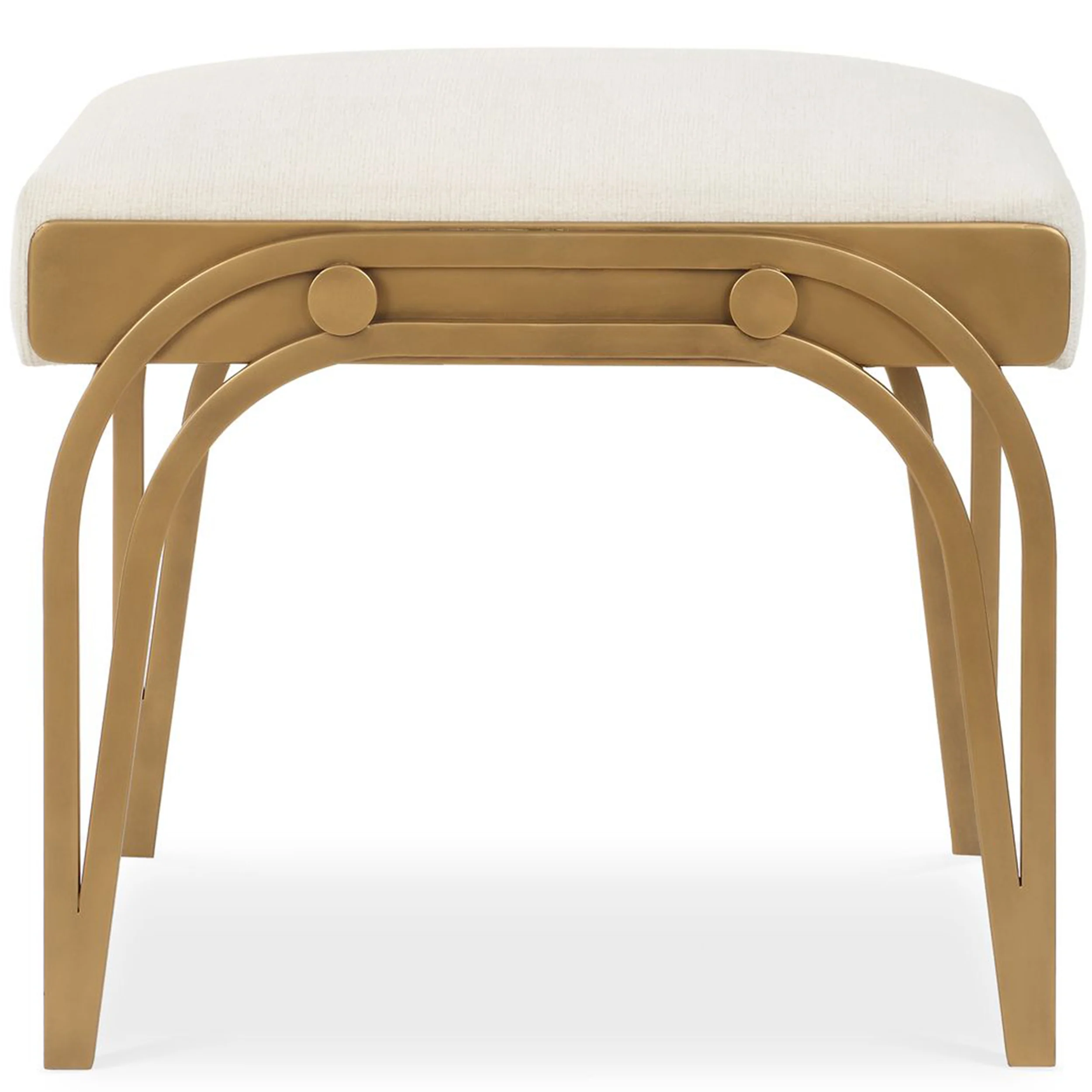 Shoda Accent Stool, Light Cream - Image 2
