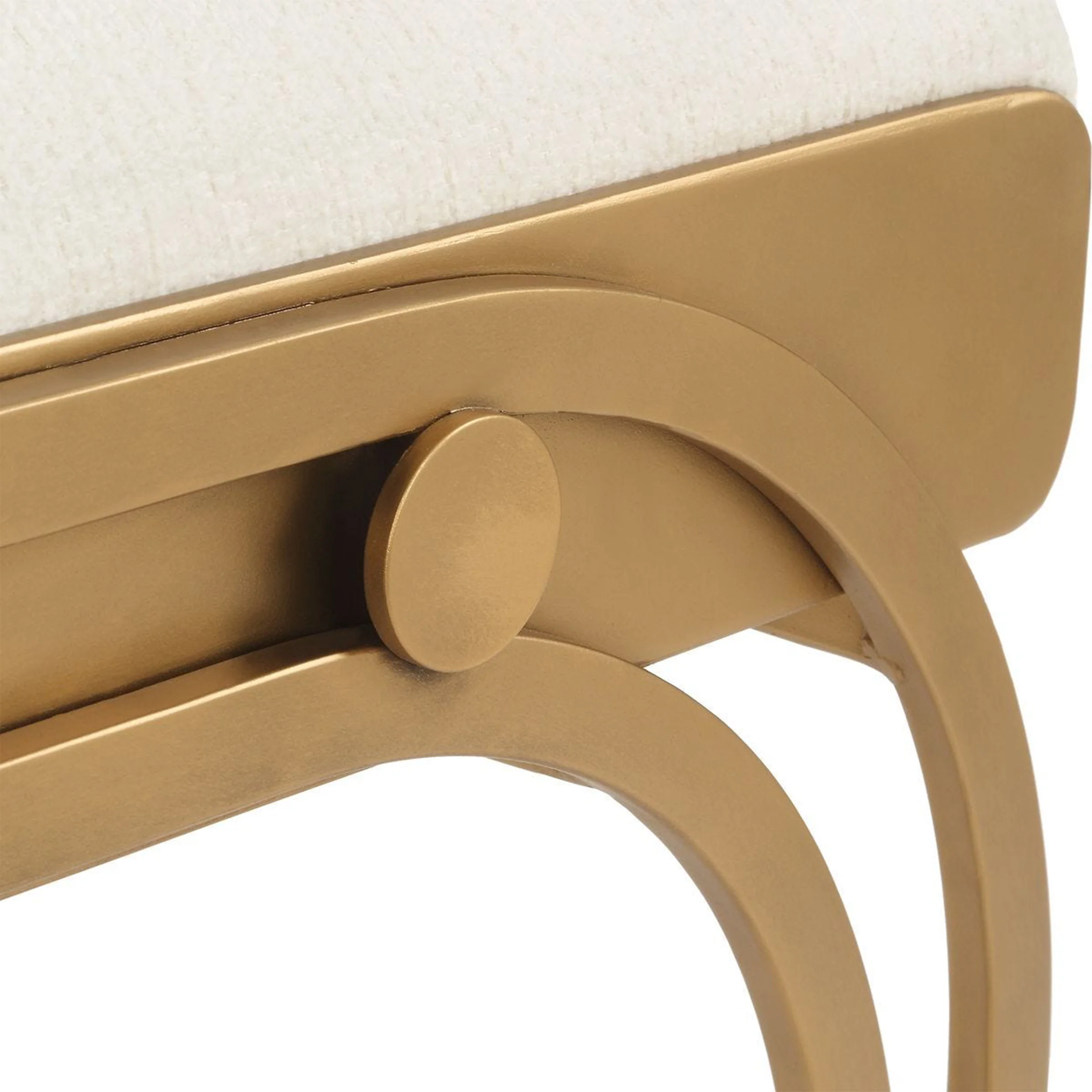 Shoda Accent Stool, Light Cream - Image 5