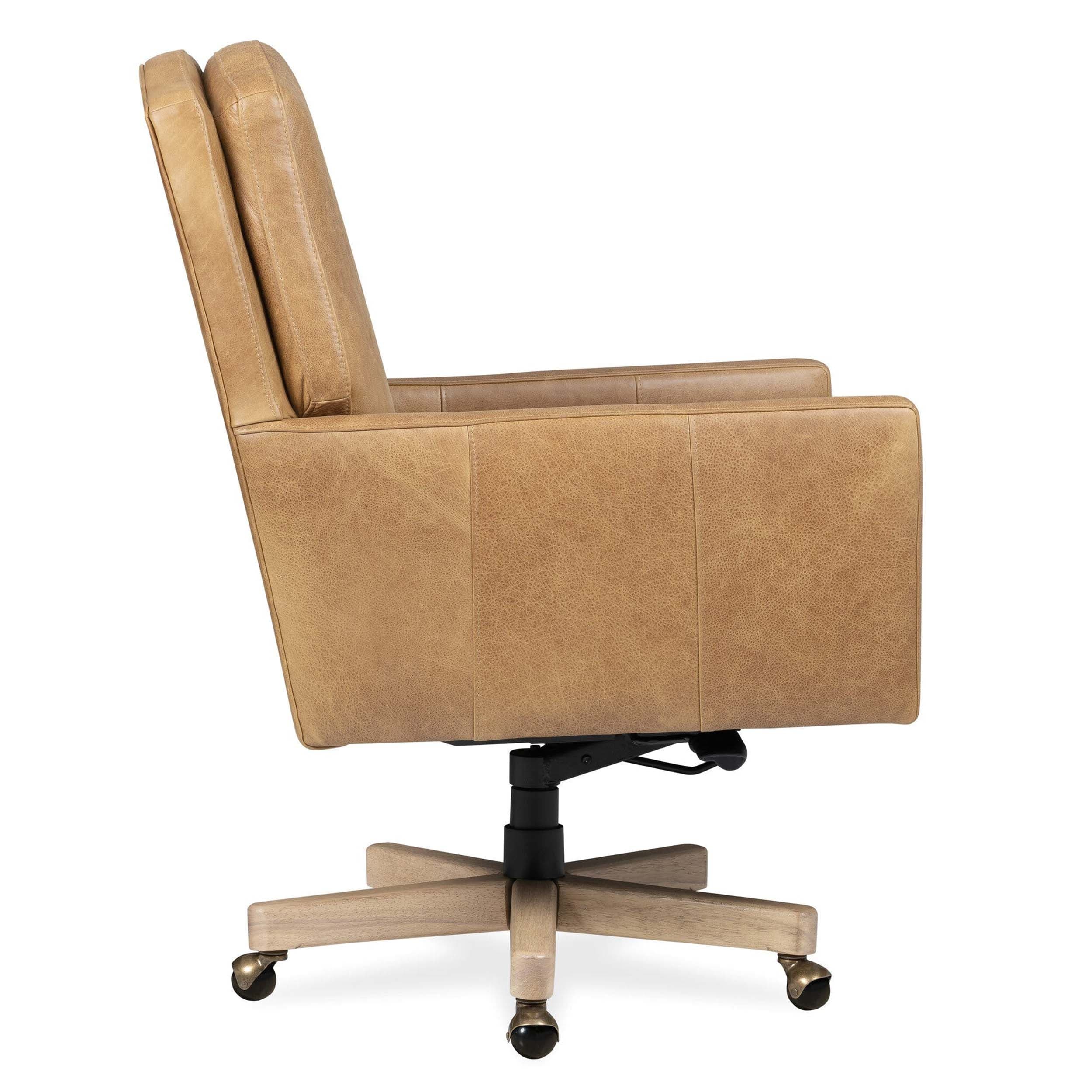 Shore Leather Executive Chair, Brown - Image 3