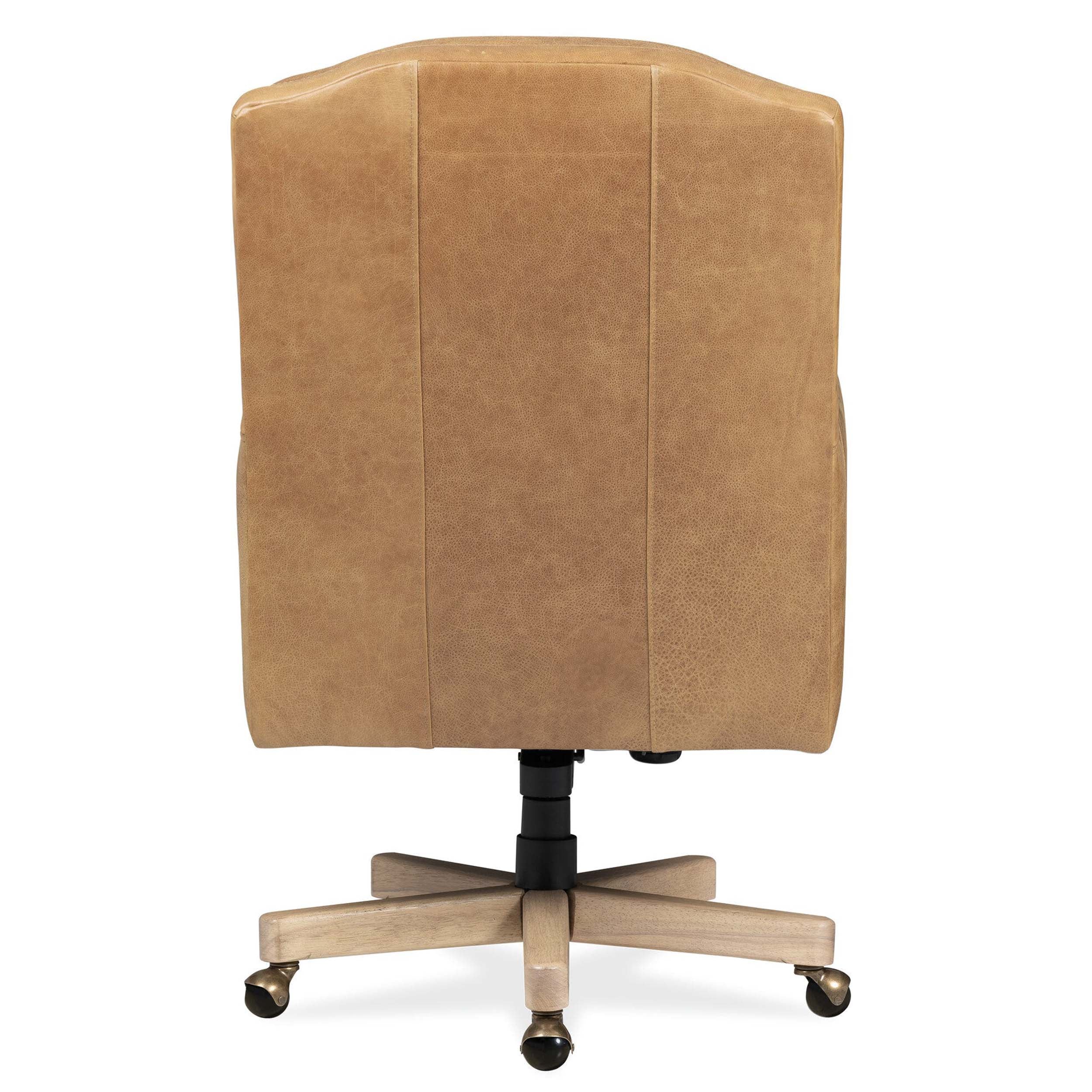 Shore Leather Executive Chair, Brown - Image 4