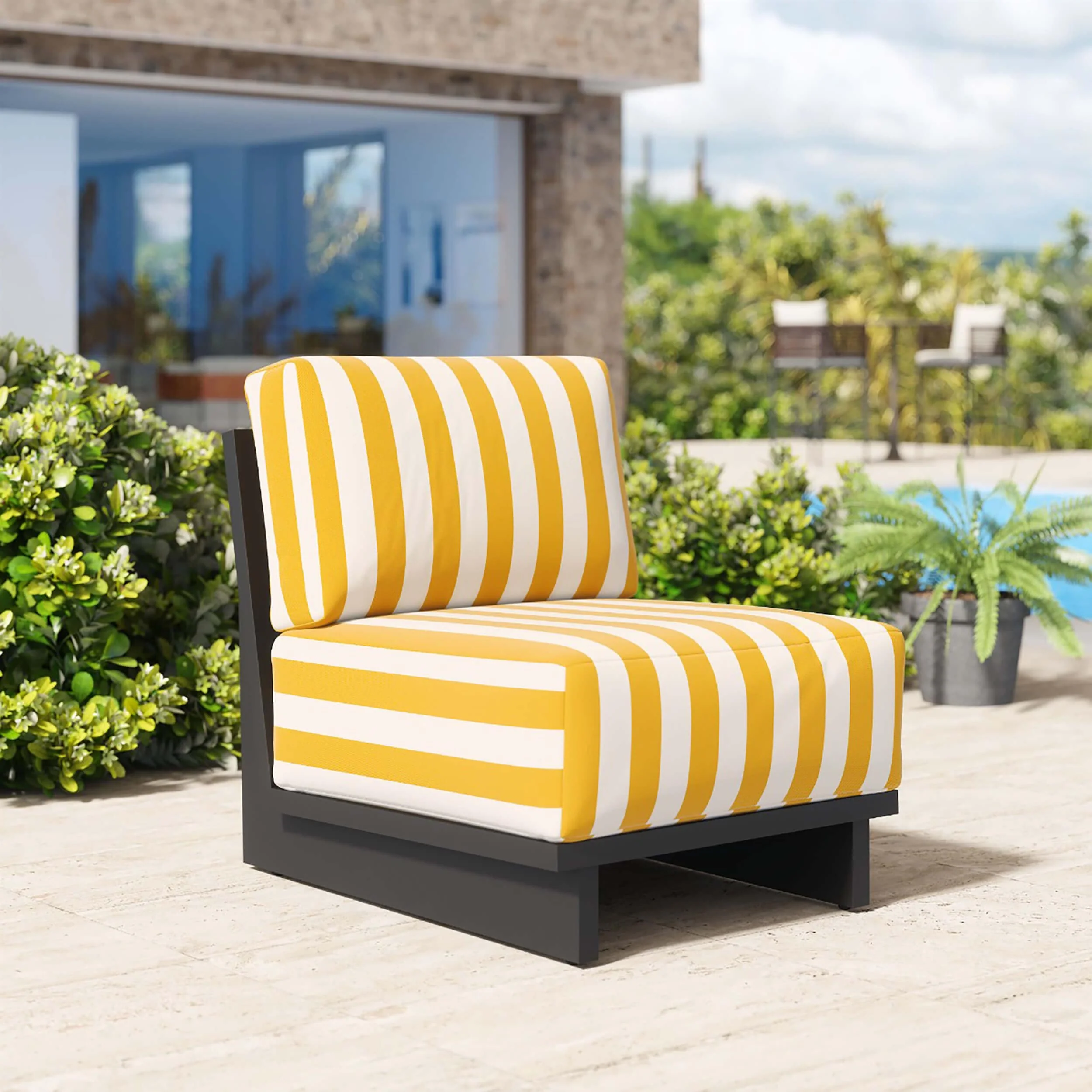 Shoreline Chair, Yellow - Image 6
