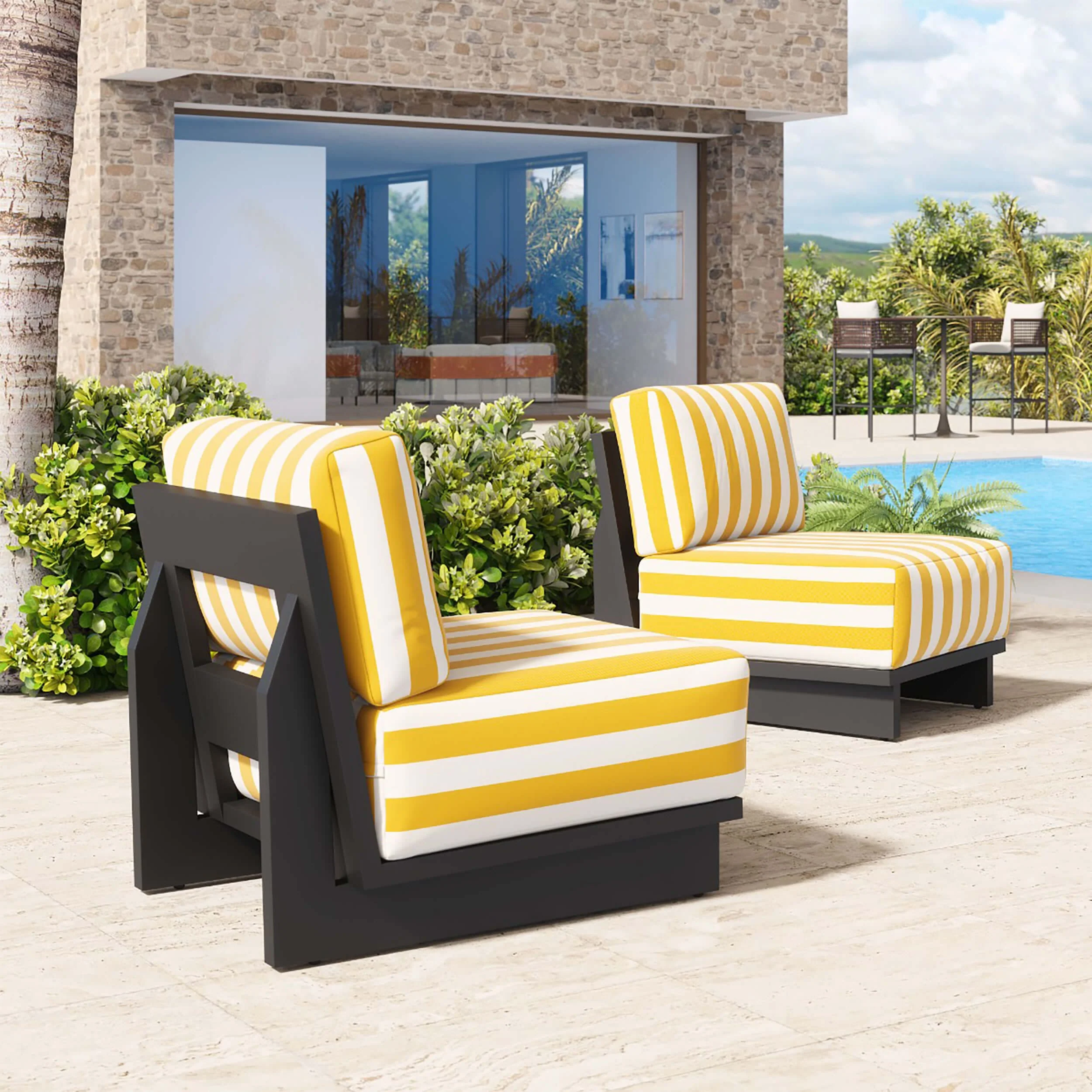 Shoreline Chair, Yellow - Image 7