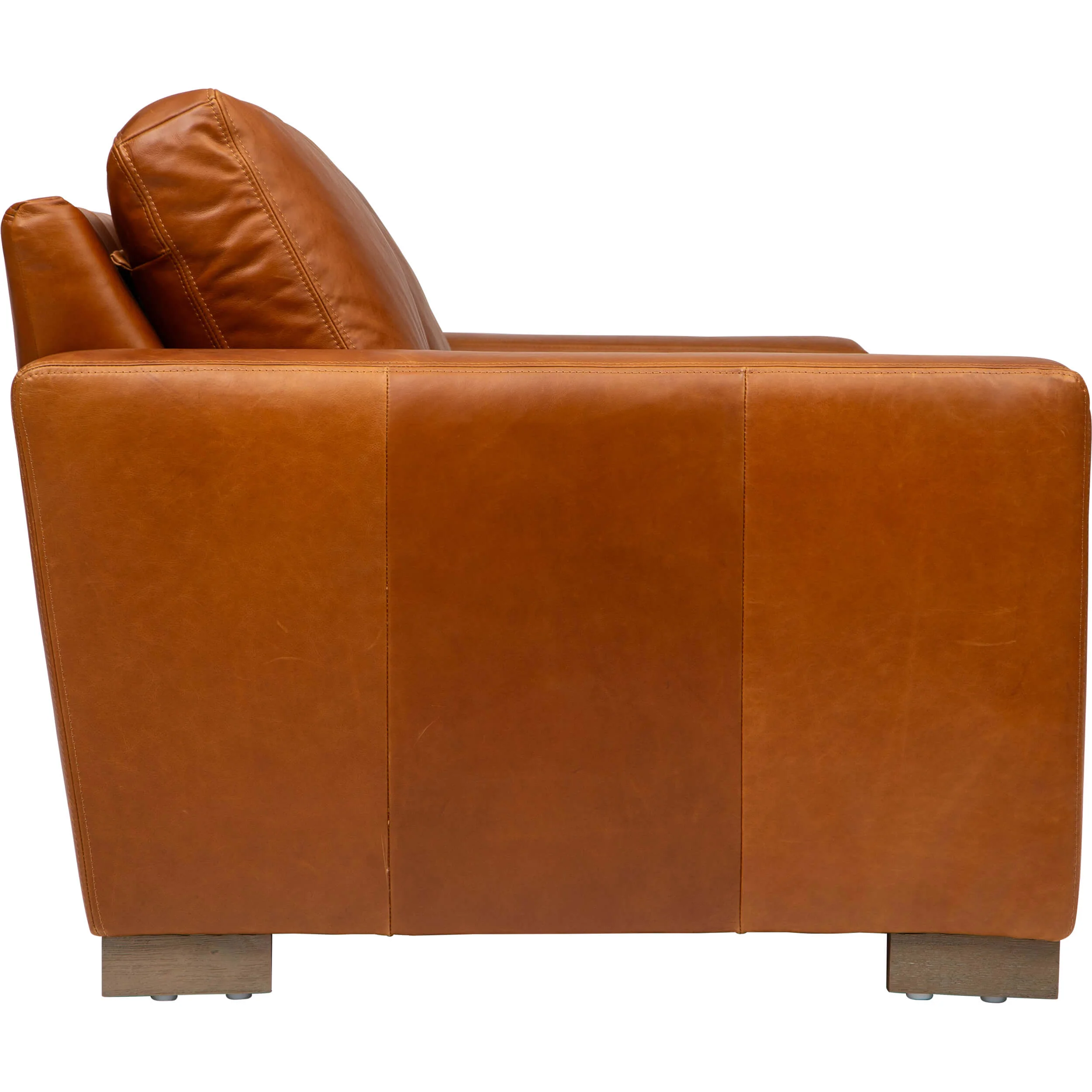 Shultz Leather Sofa, Concord Camel - Image 3