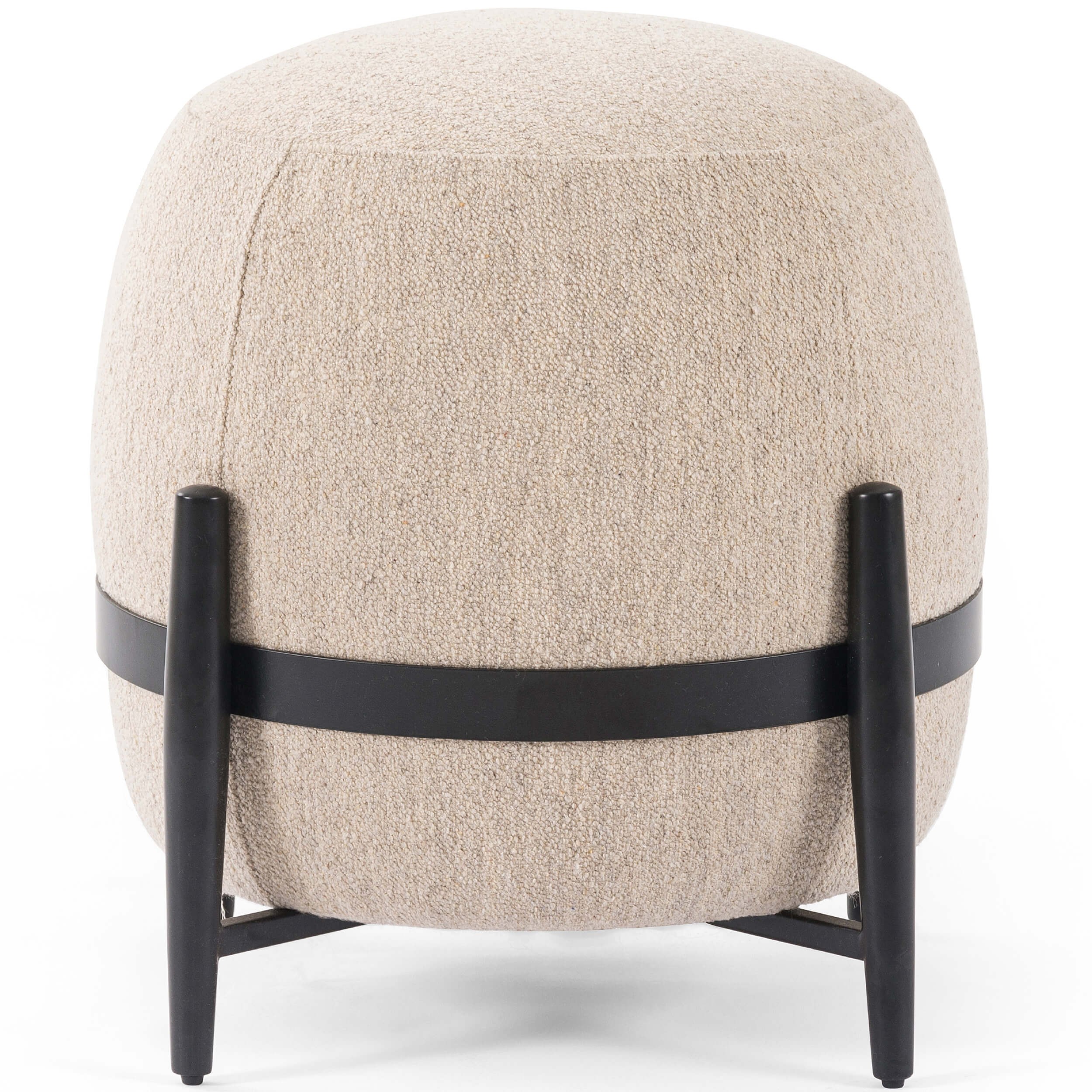 Sia Ottoman, Athena Taupe by Four Hands - Image 2